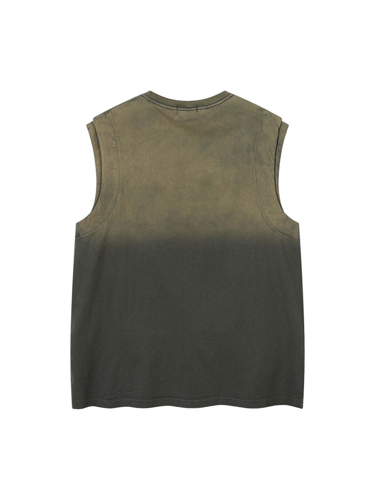 Gradient Embroidered Stars Tank Top Streetwear