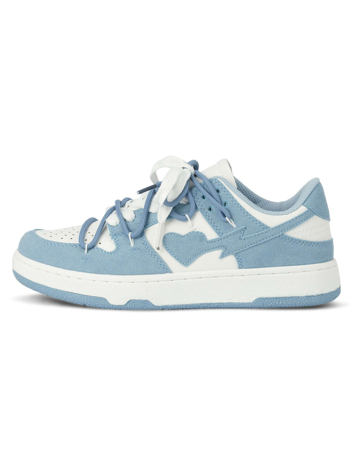 Haze Blue Love Breathable Board Shoes Casual Street Style