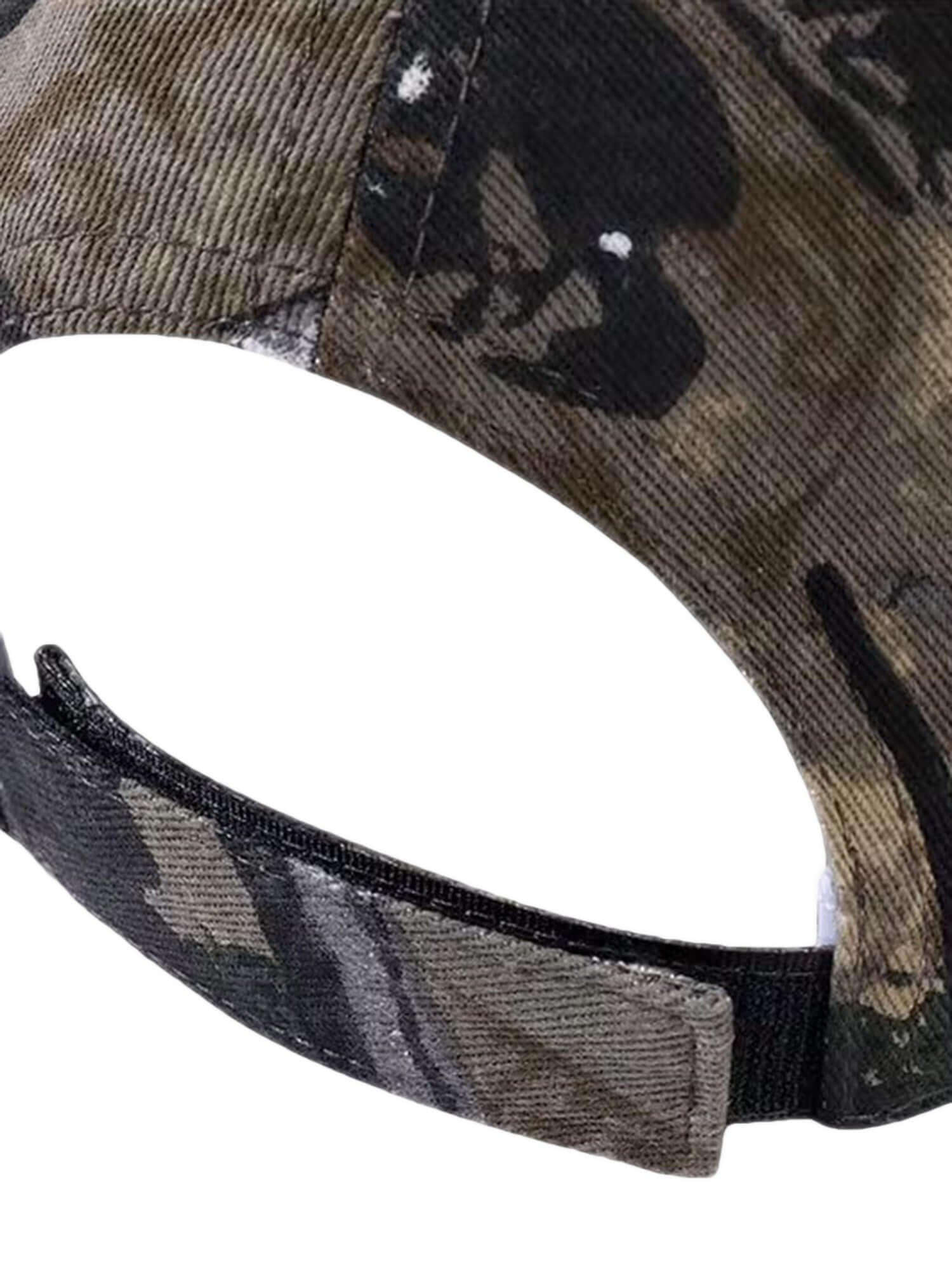 High Street Retro Camouflage Hat Streetwear