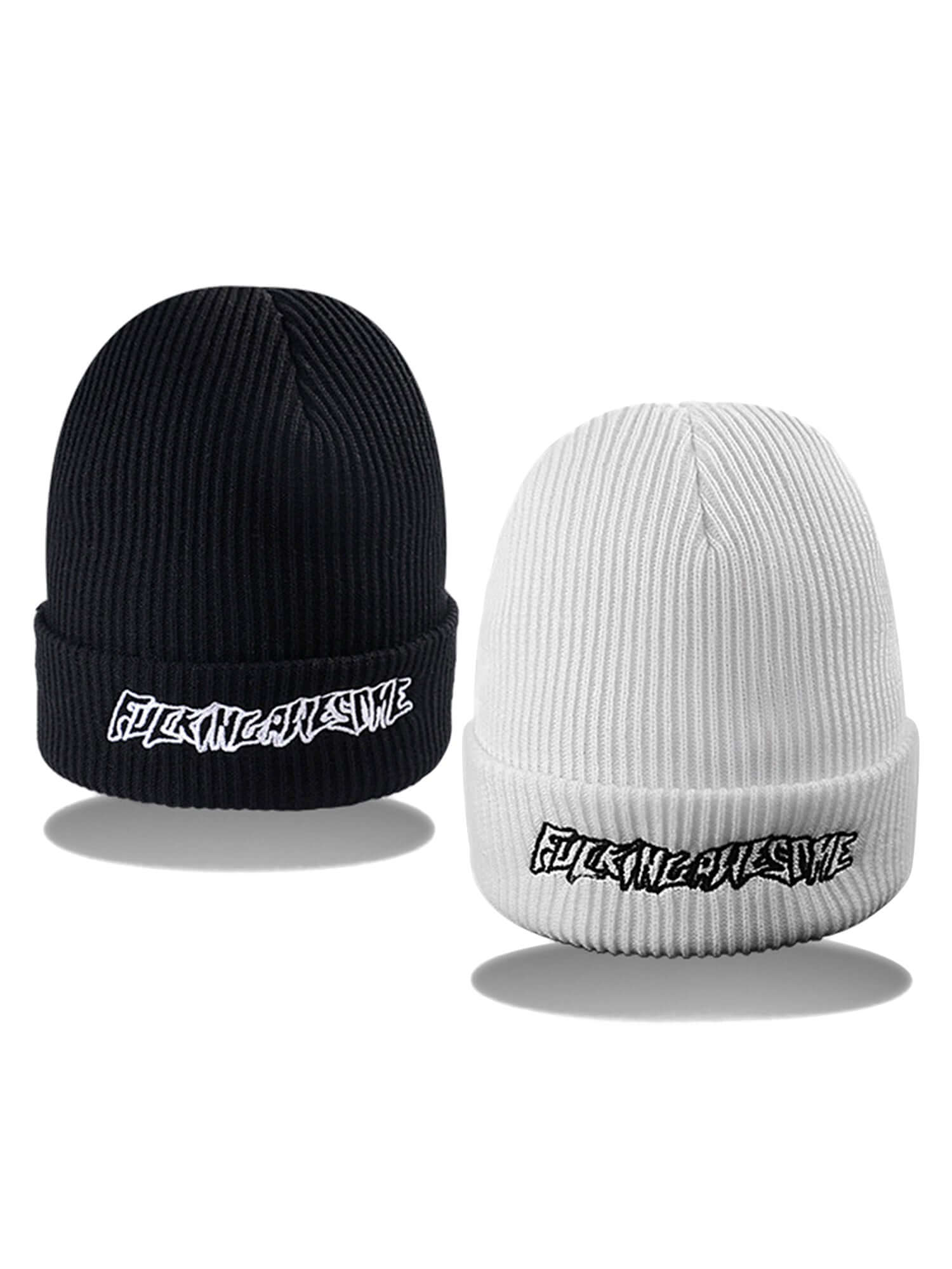 High Street Retro Tide Knitted Hat Reflective Winter Style
