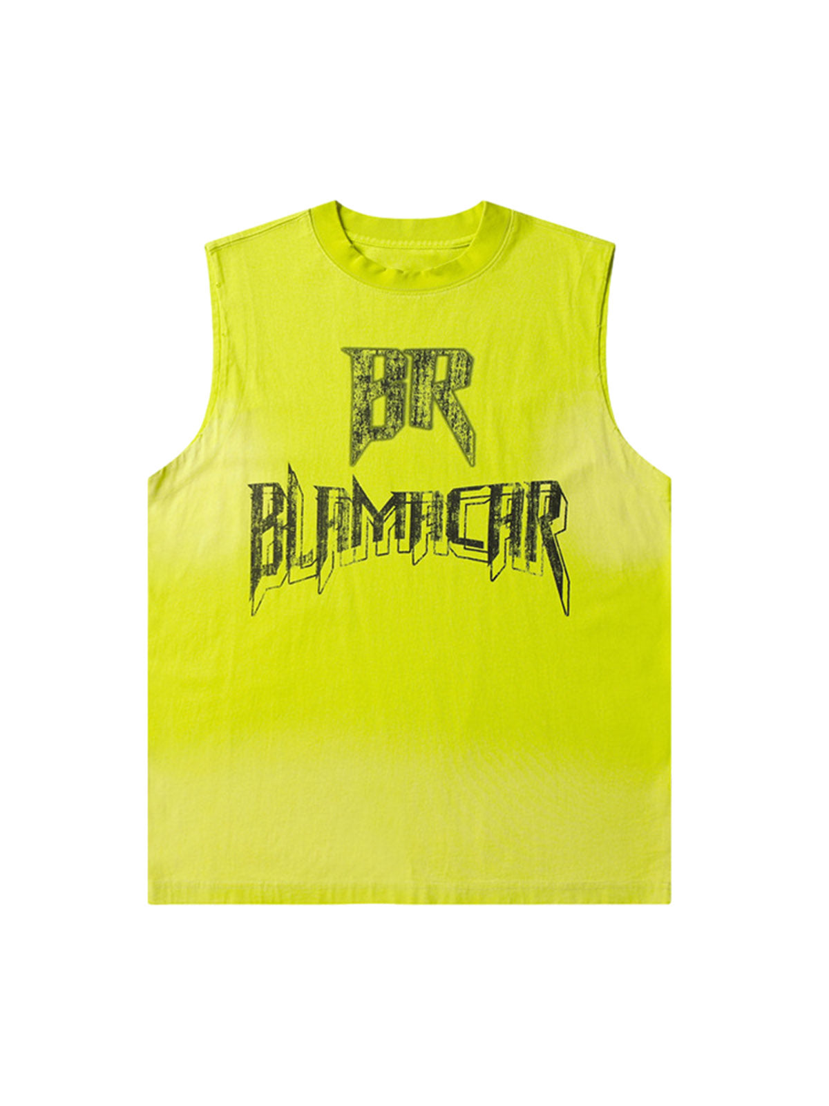 Phantom Letters BR BUMICAR Graphic Print Vest Streetwear
