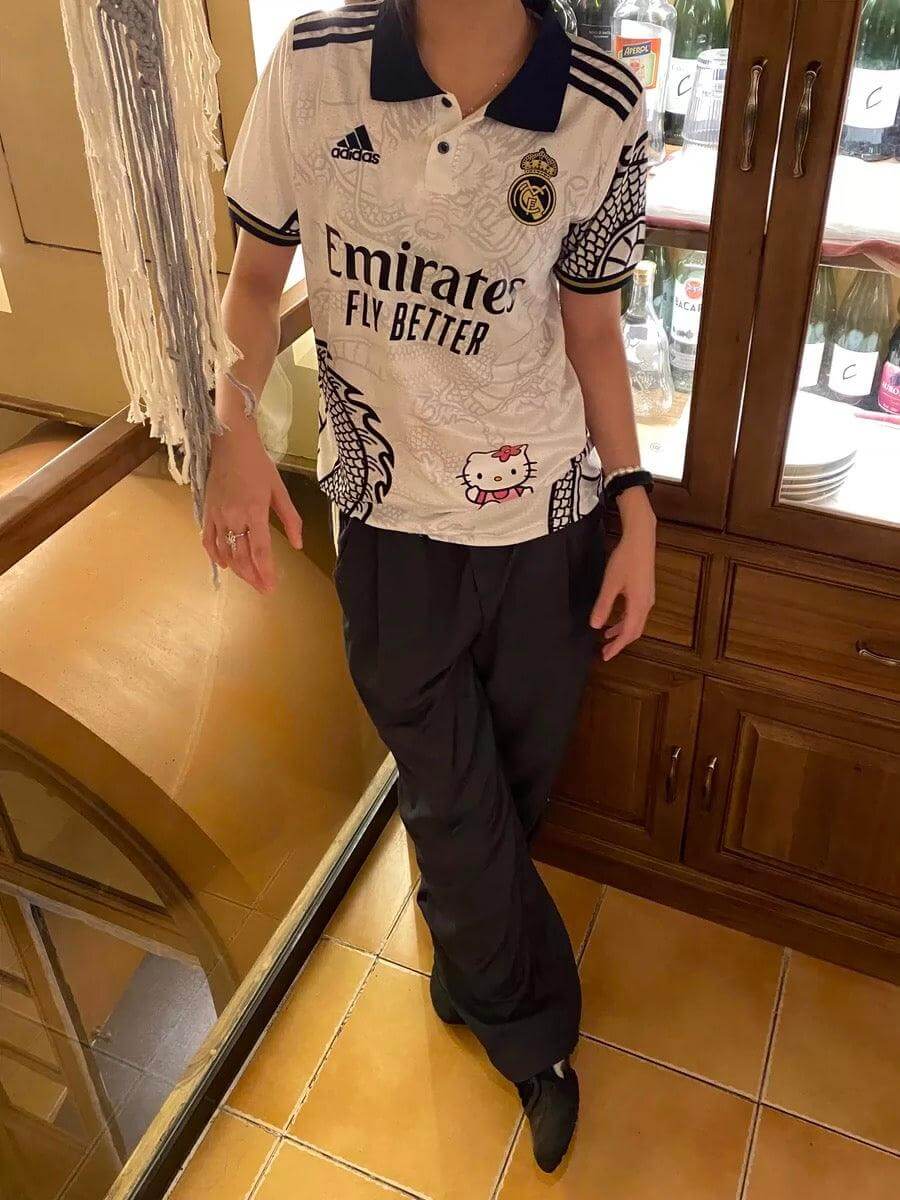 Real Madrid Hello Kitty Dragon Jersey -1123