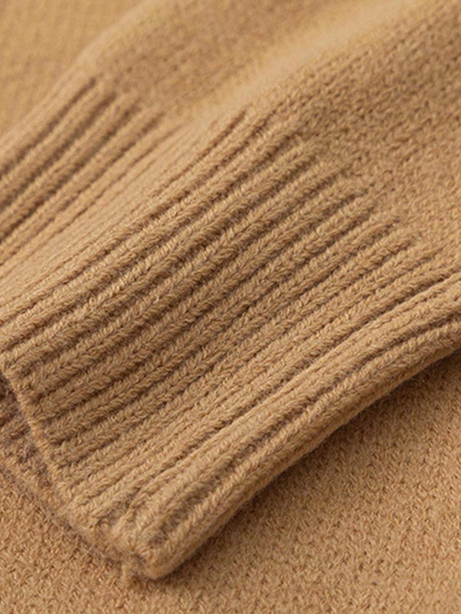 Star Contrast Knit Sweater Casual Streetwear Style