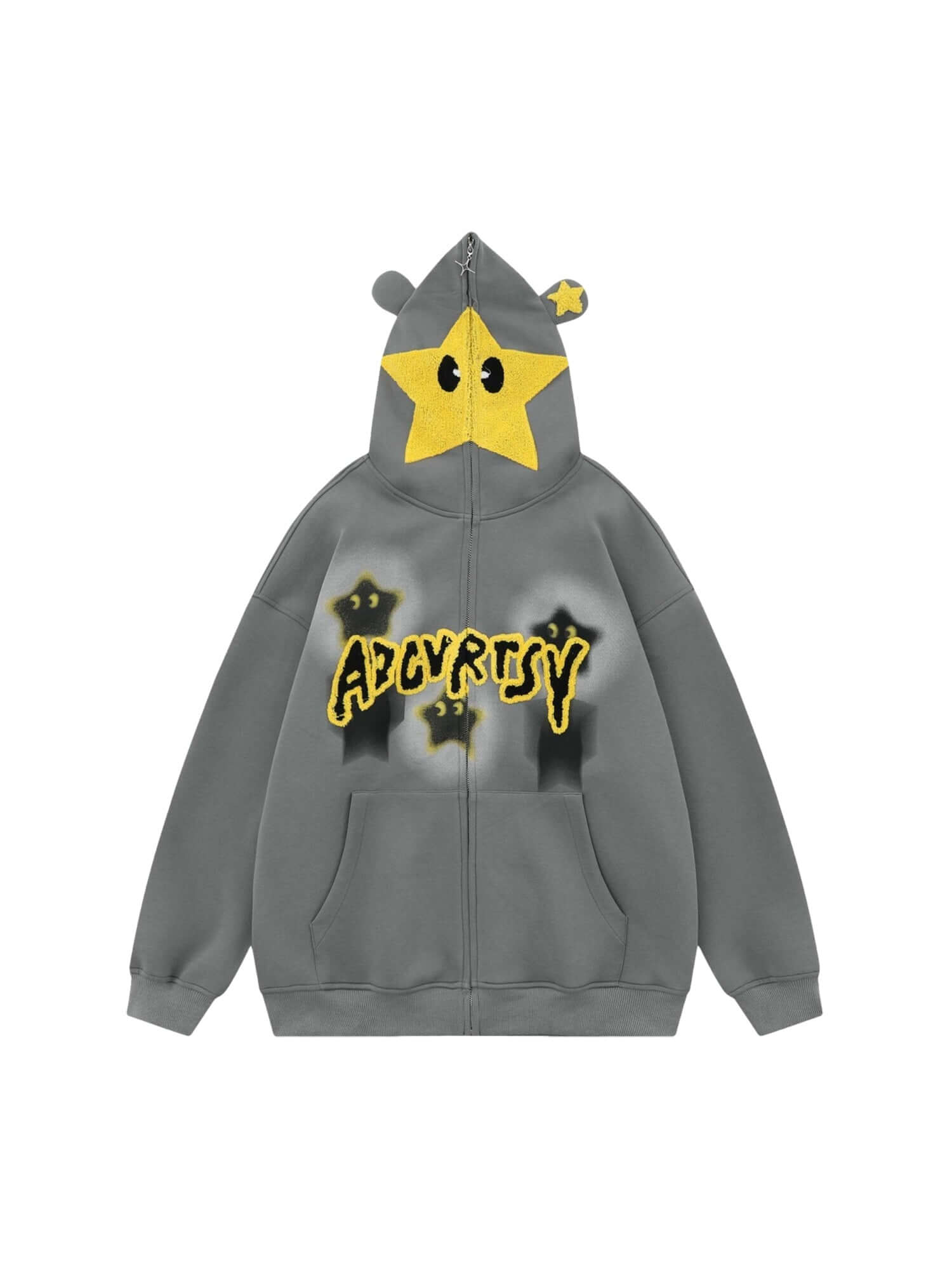 Star Embroidered Hooded Sweatshirt Mickey Inspired Cozy Style