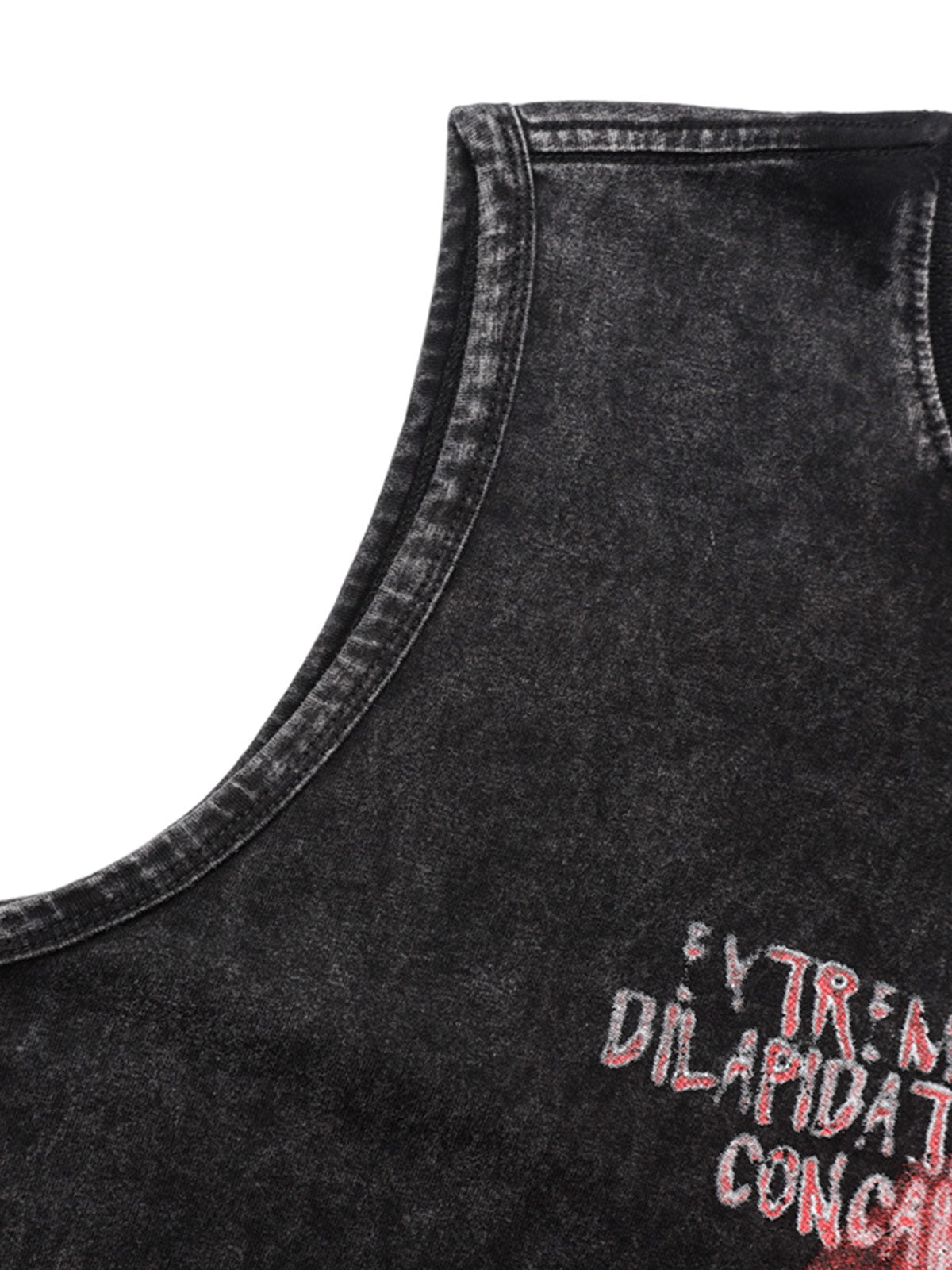 Street Racing Print Vest Streetwear