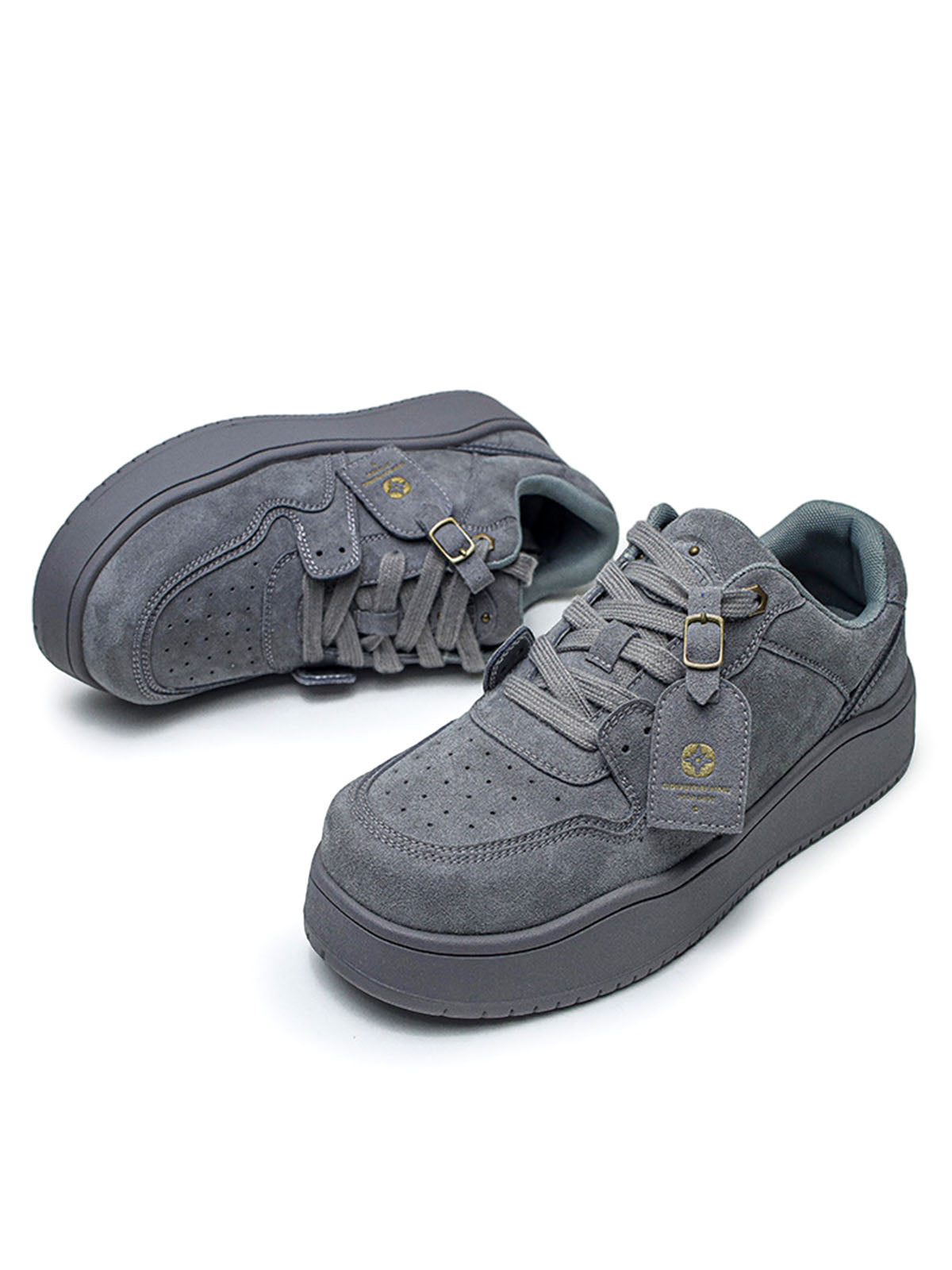 Suede Low Top Skate Shoes Streetwear