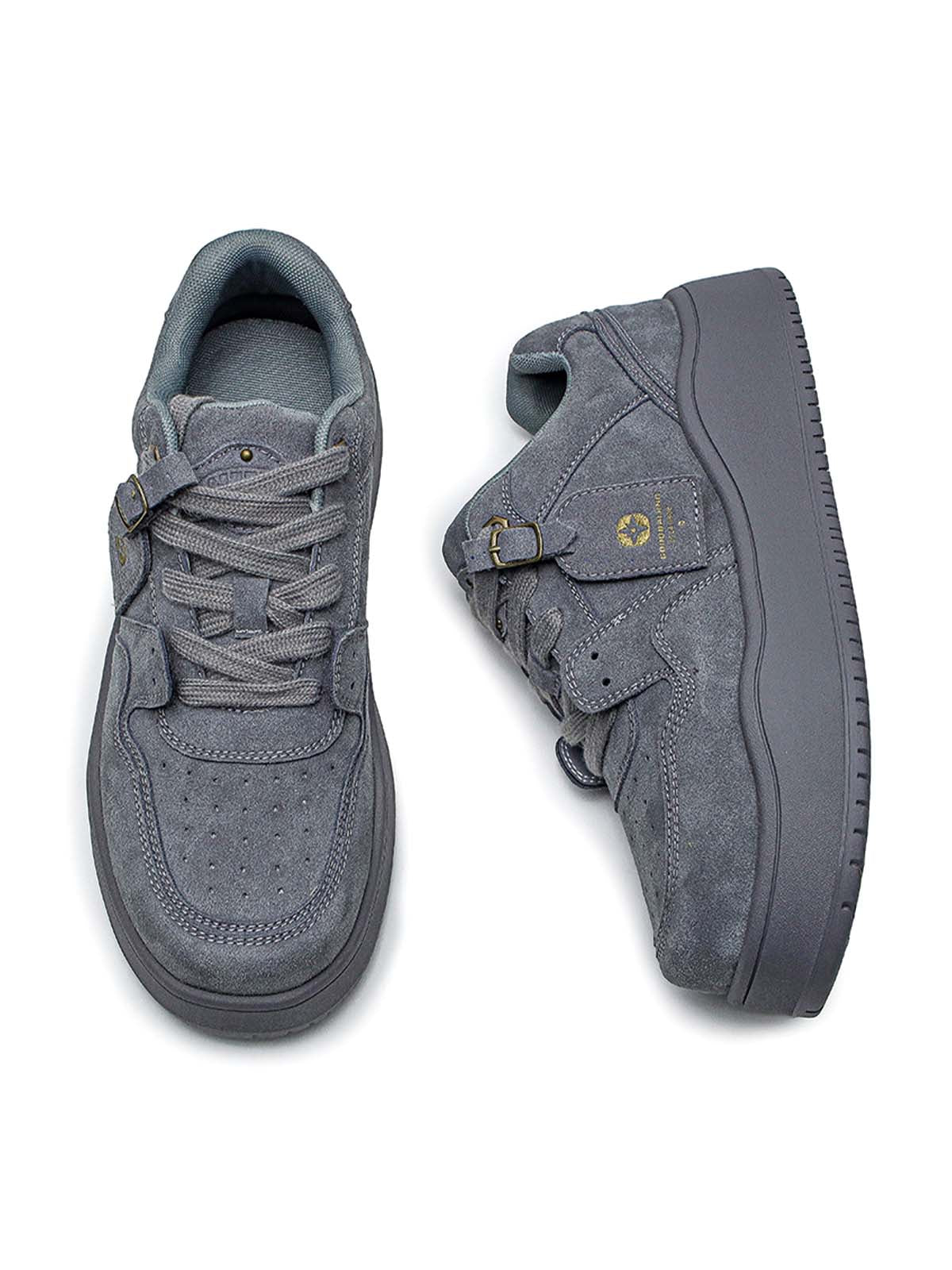 Suede Low Top Skate Shoes Streetwear