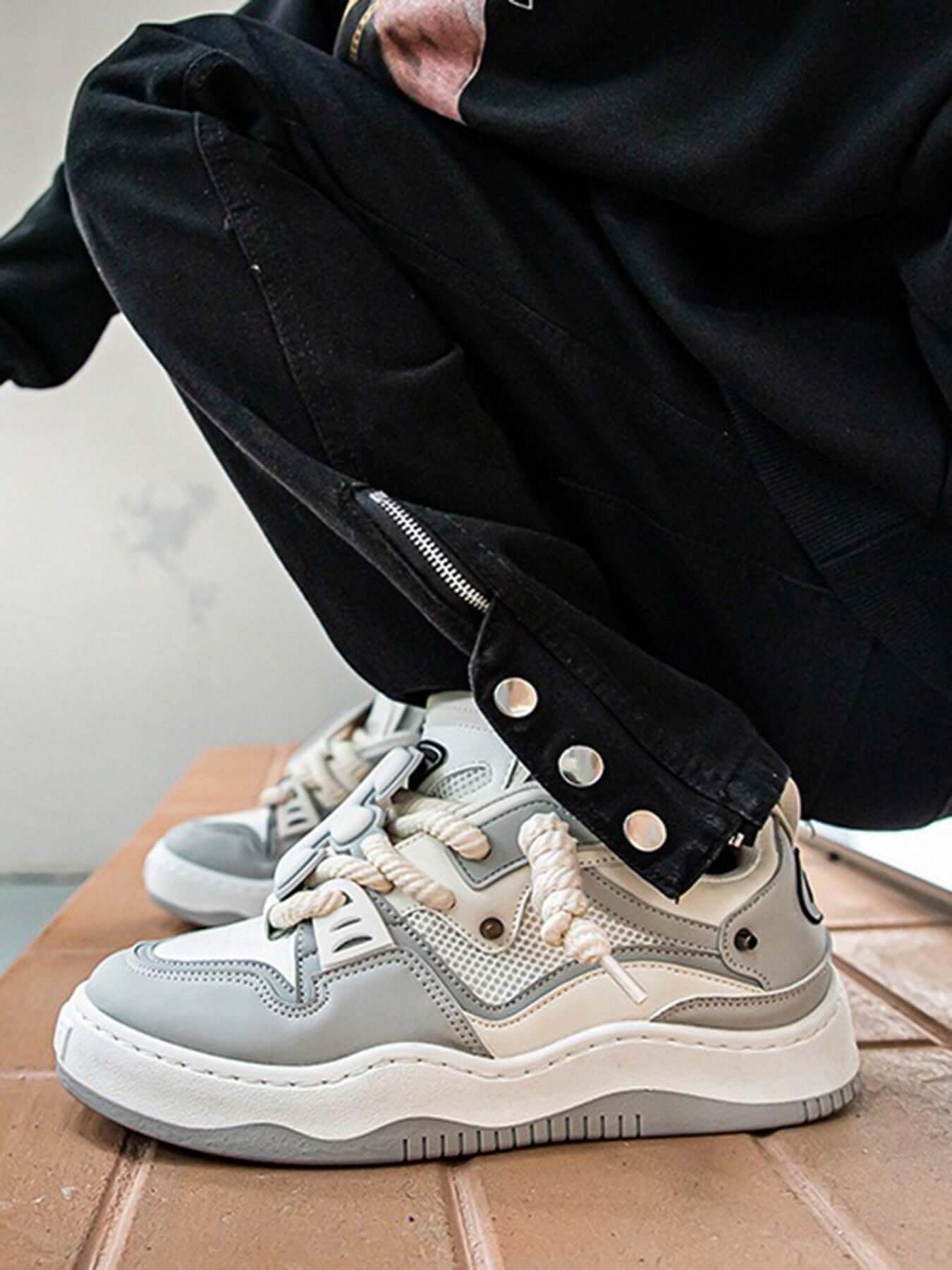The Niche Thick Bottom Hundred With Board Shoes Street Style