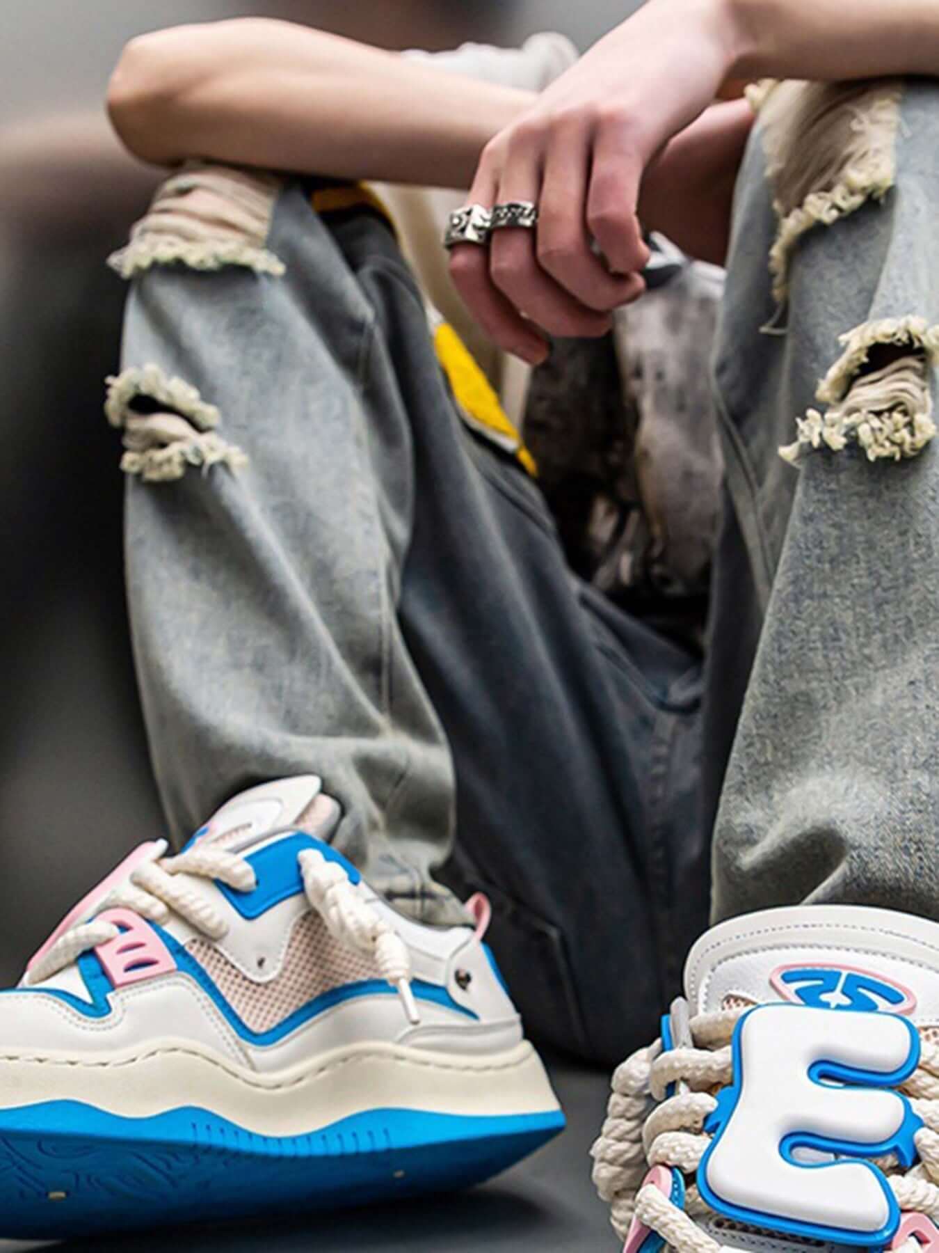 The Niche Thick Bottom Hundred With Board Shoes Street Style
