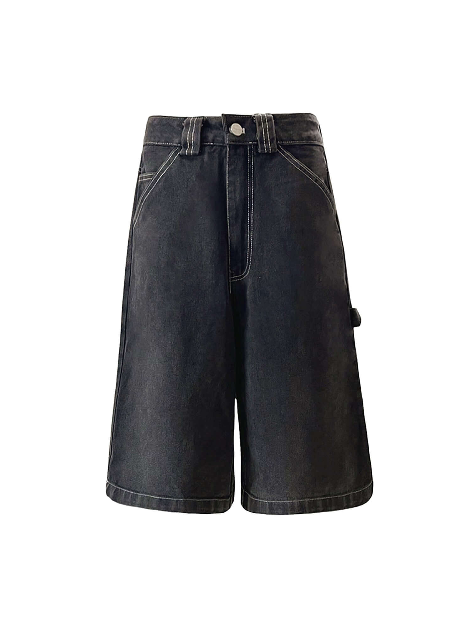 American Retro Loose Wide leg Casual Workwear Jorts Streetwear