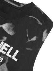 American Street Style Letter Print Vest Streetwear