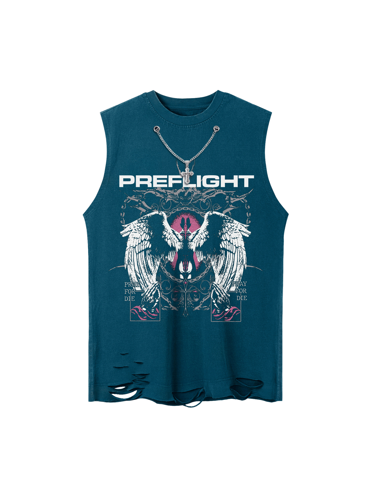 Angel Wings Street Rap Vest Streetwear