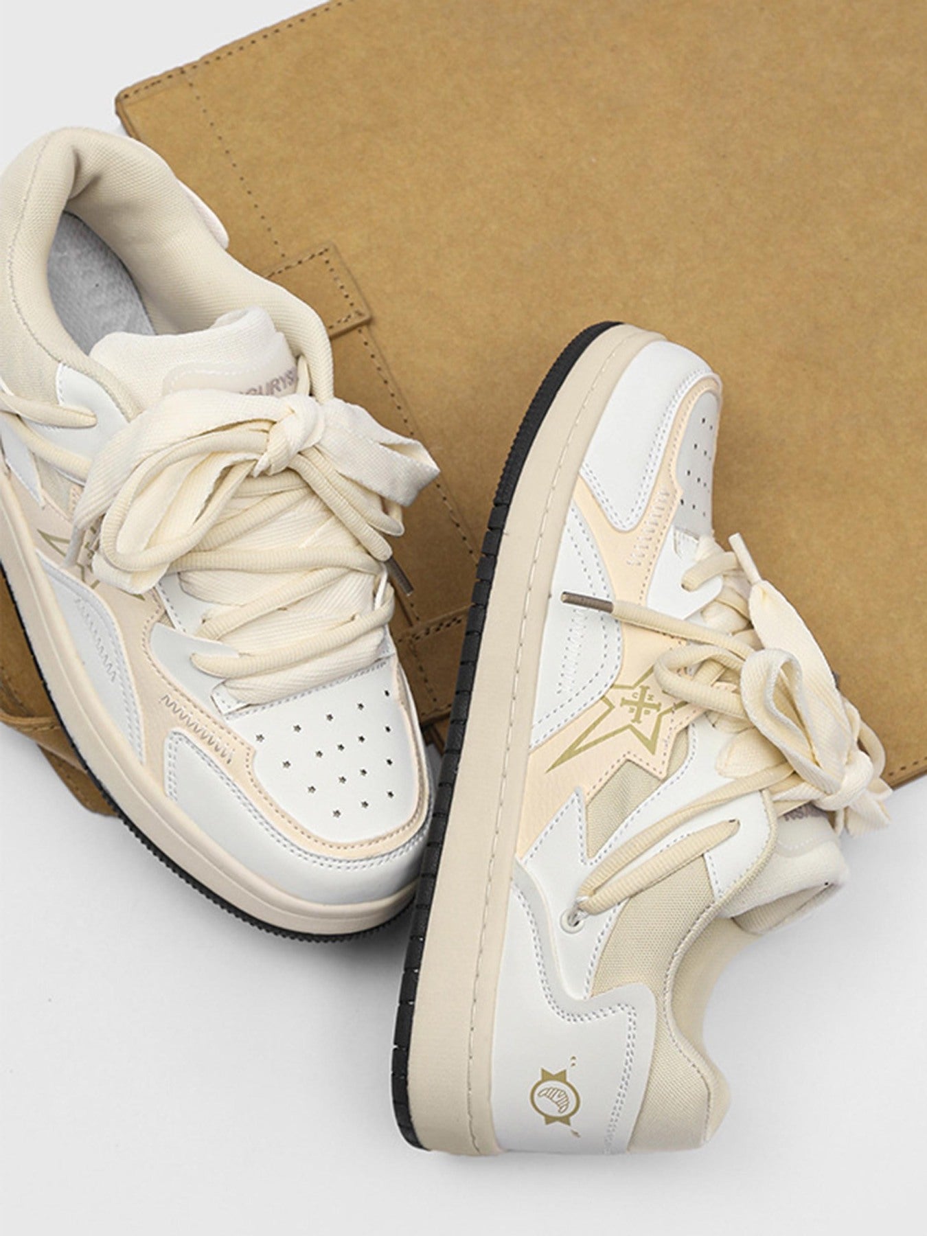Comfortable Casual Pentagram Couple Shoes Streetwear