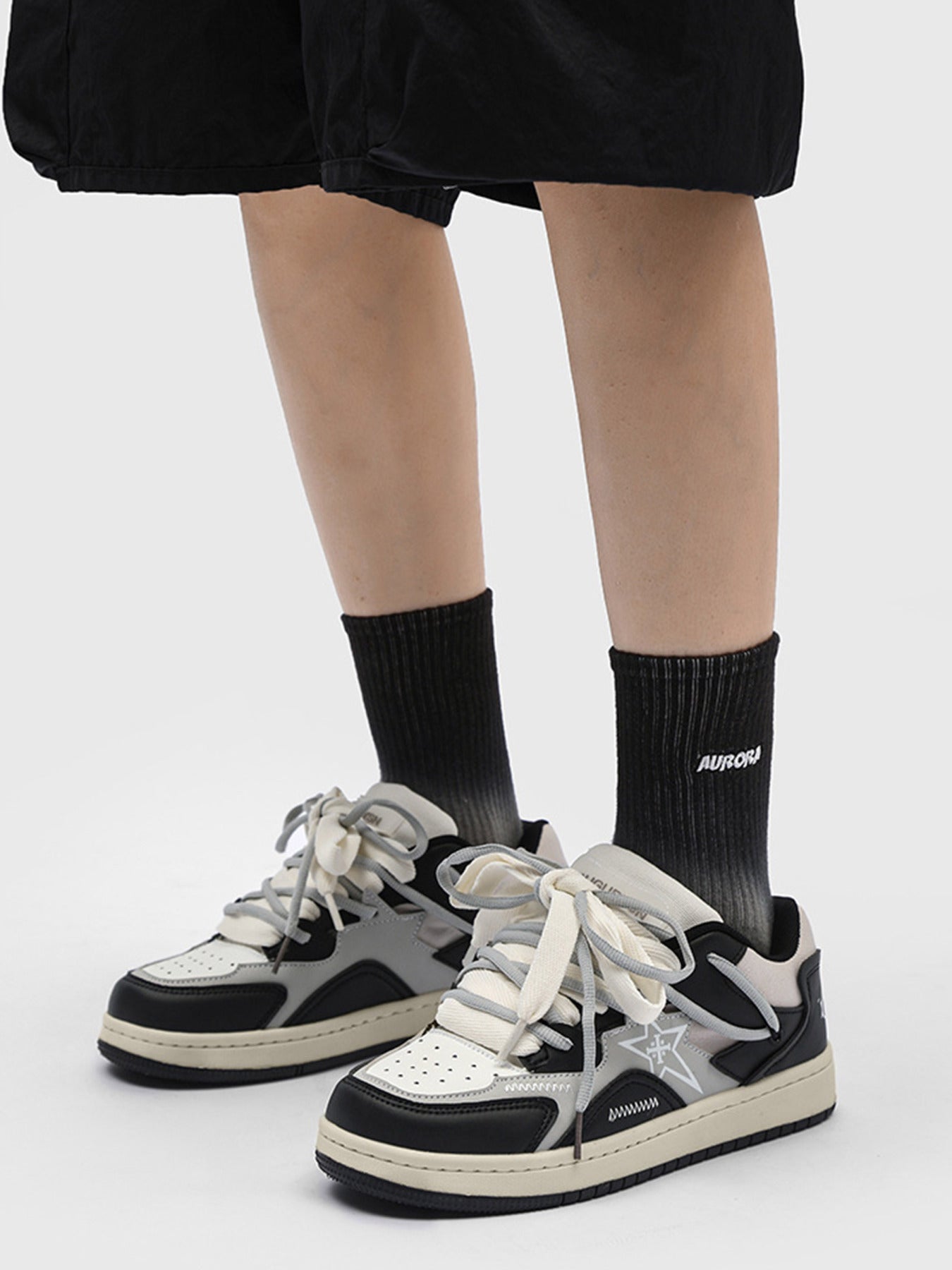 Comfortable Casual Pentagram Couple Shoes Streetwear
