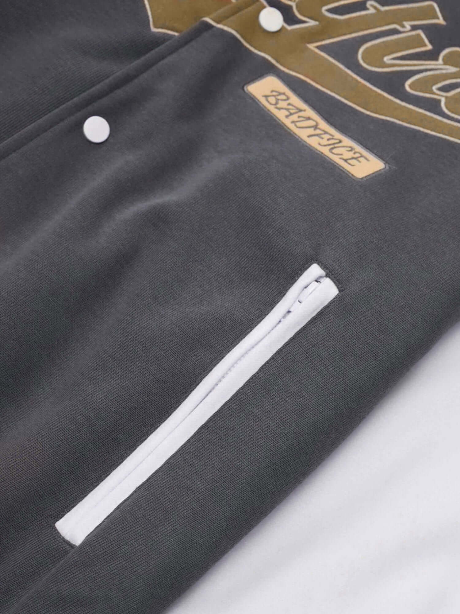 Embroidered Baseball Bomber Jacket Streetwear