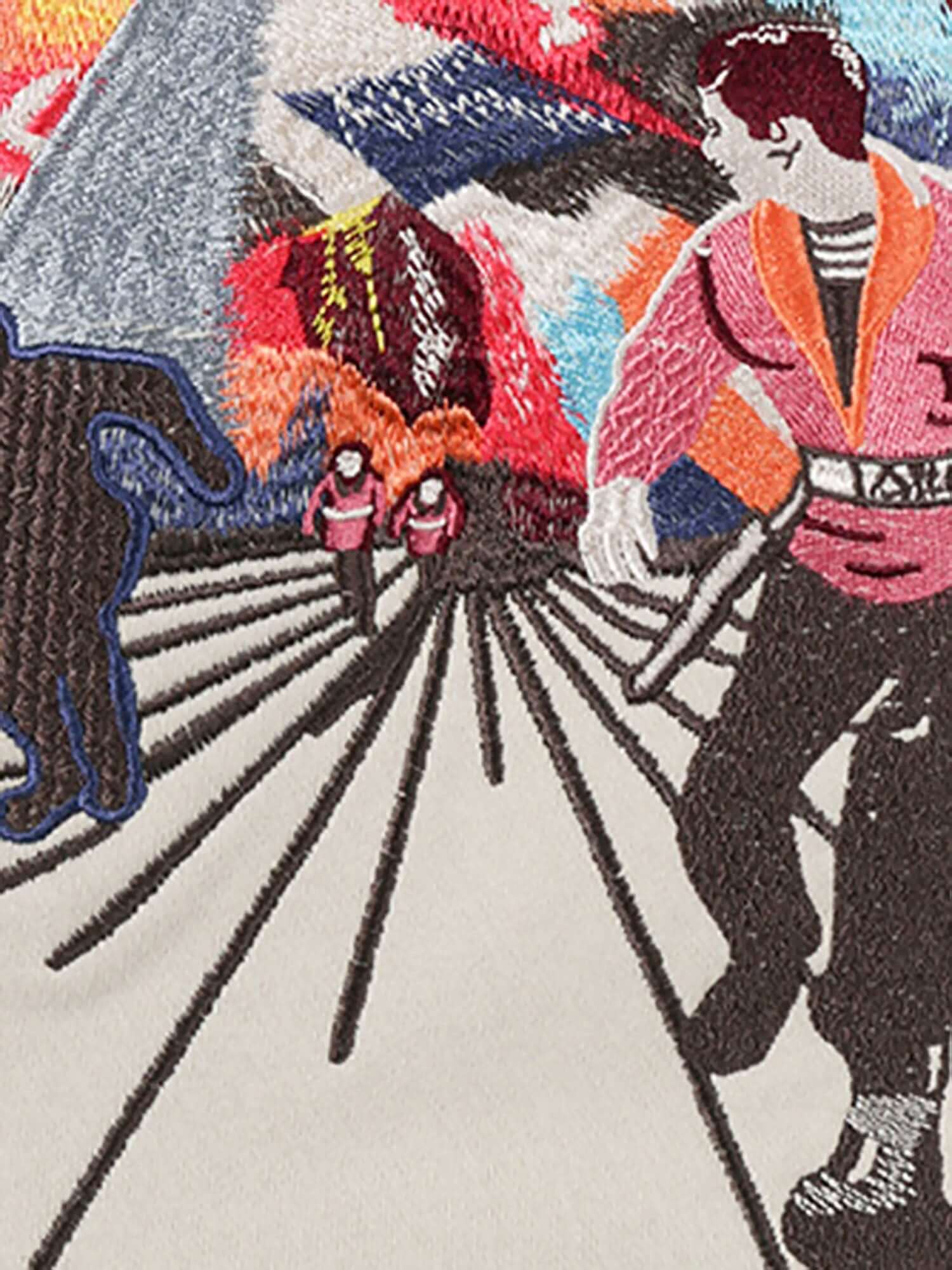 Evil Eye Embroidered Hoodie Streetwear