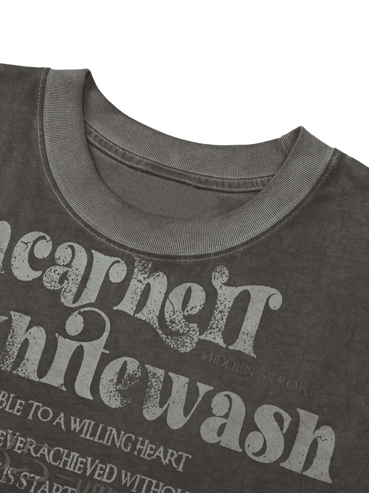 Heavy Worker Washed And Broken Retro Font VEST Streetwear