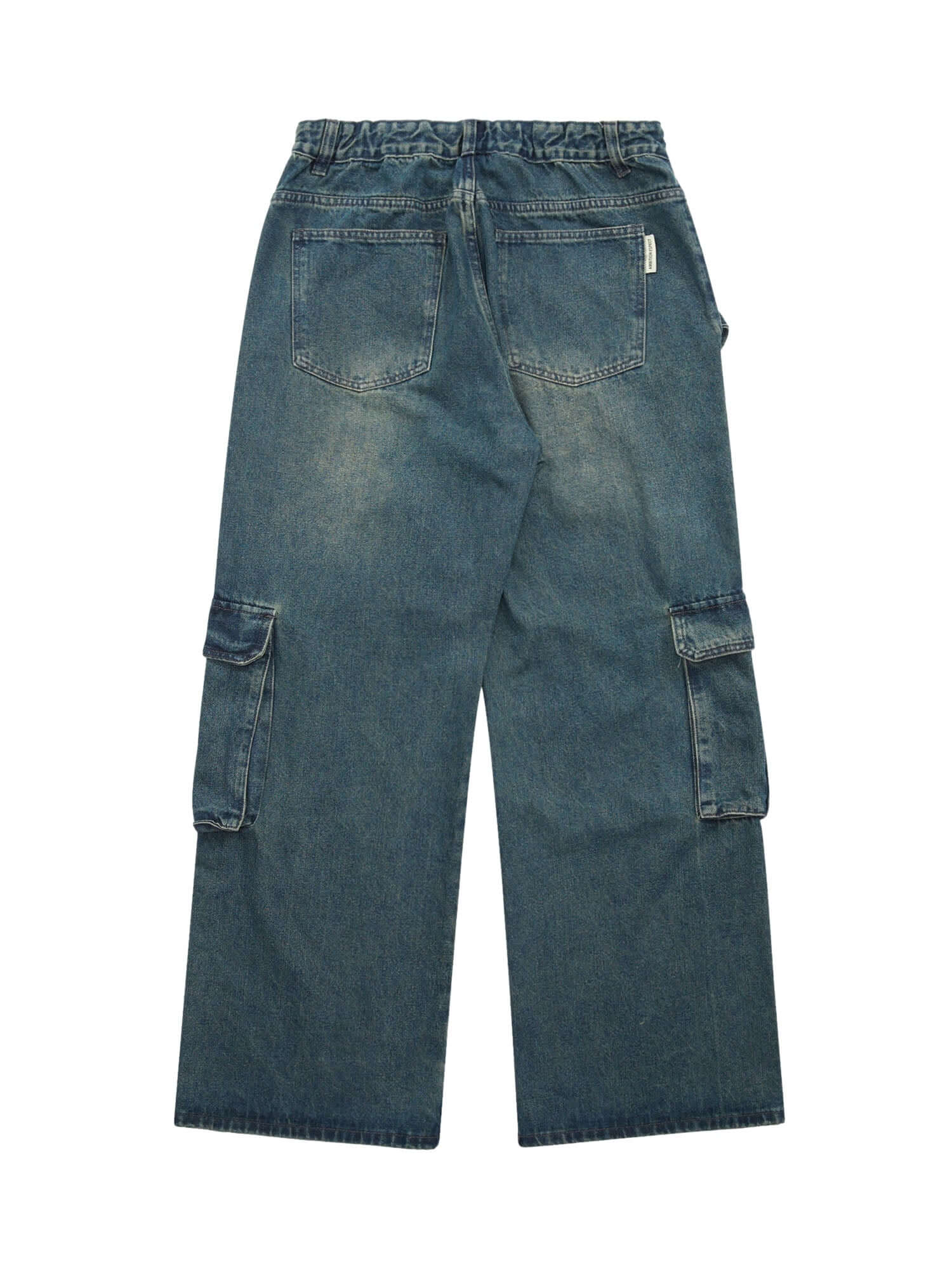 High Street Heavy Duty Design Multi pocket Jeans Streetwear