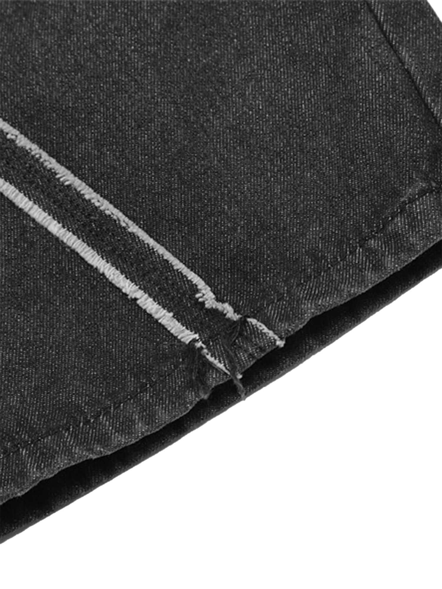 High Street Hip Hop Spider Web Denim Pants Streetwear Cargo