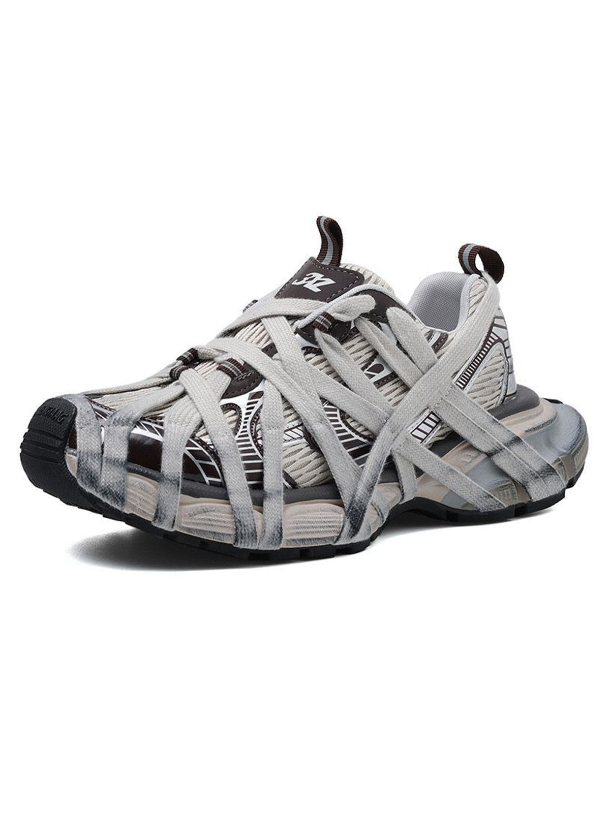 High Street Lace up Casual Sneakers Streetwear
