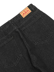 Letter Embroidery Hip Hop Washed Jeans Streetwear