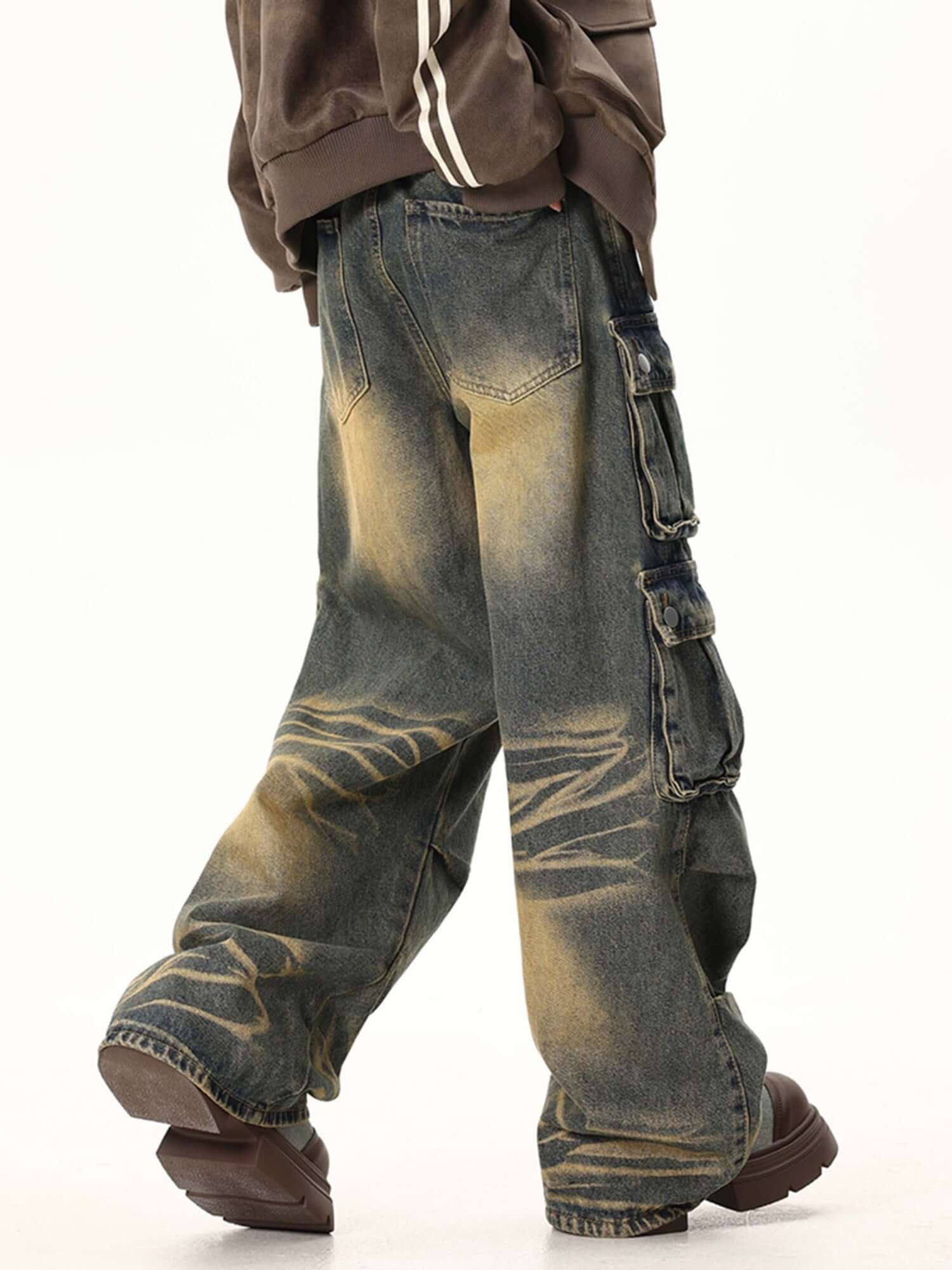 Multi pocket Cargo Jeans Streetwear