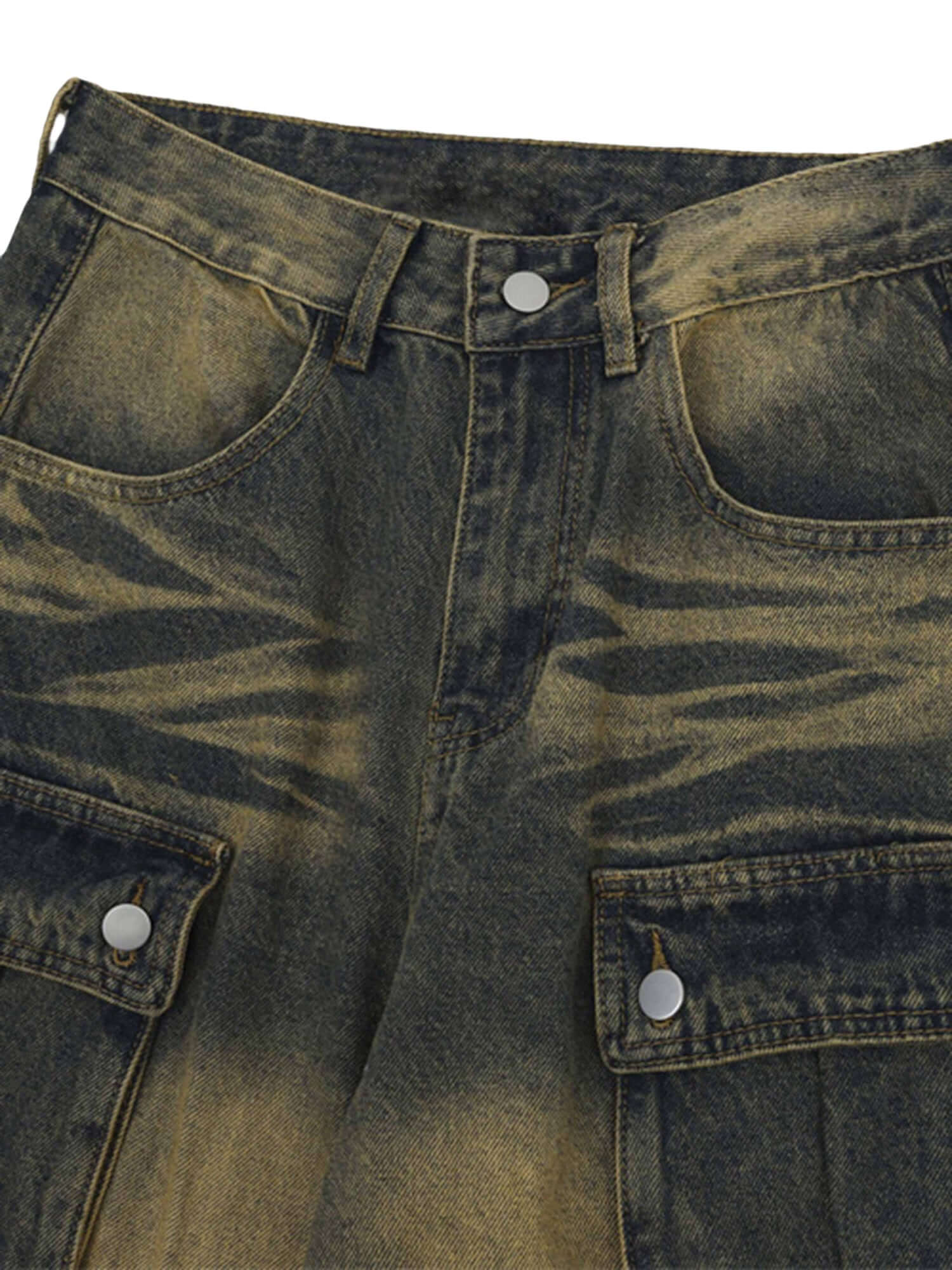 Multi pocket Cargo Jeans Streetwear