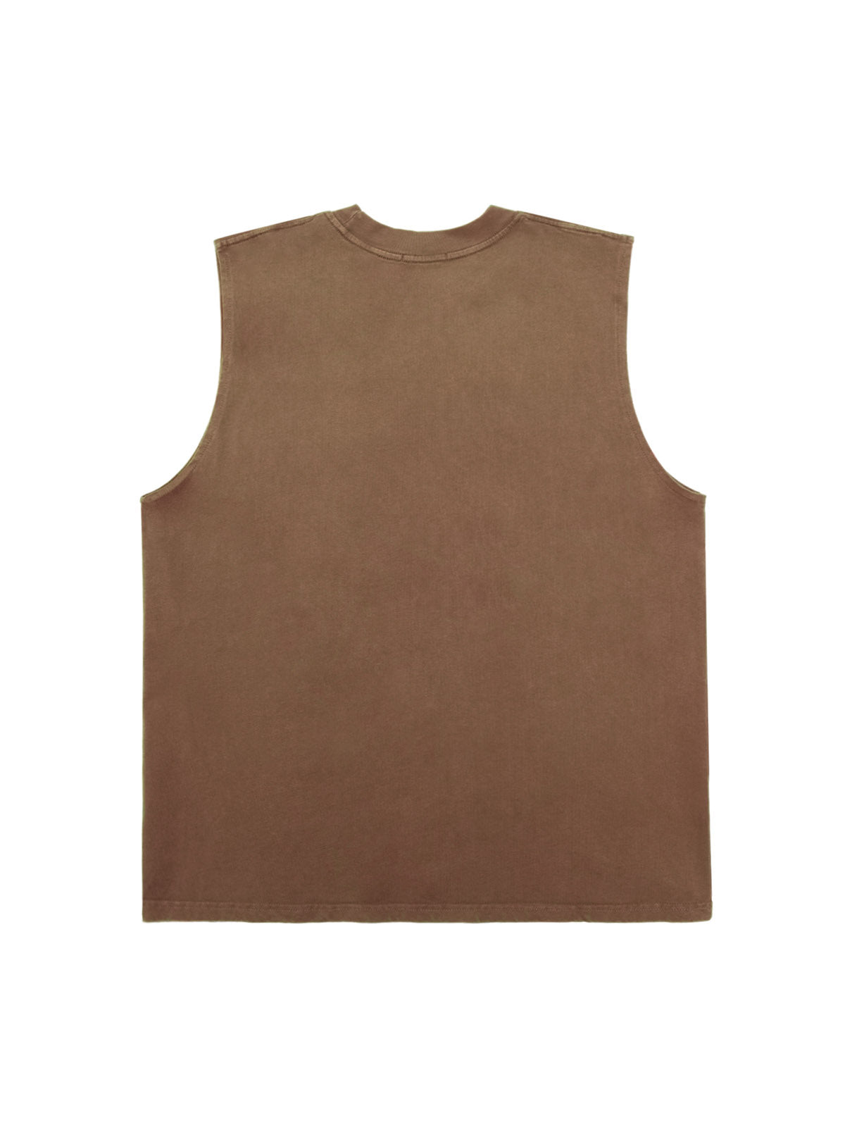 Retro Washed Character Thorns Street Rap Vest Streetwear