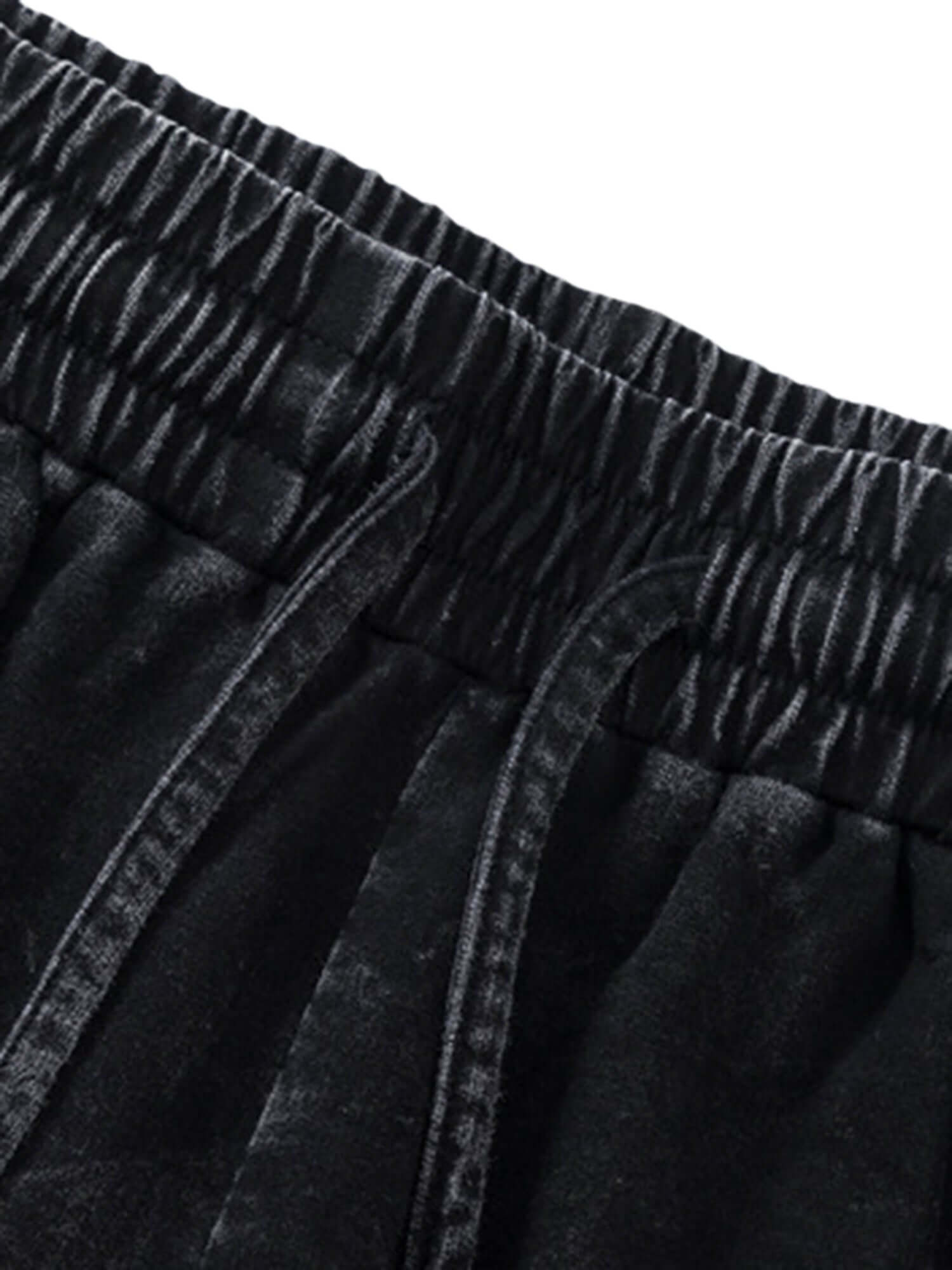 Retro Washed Cotton Loose fitting Pants Streetwear