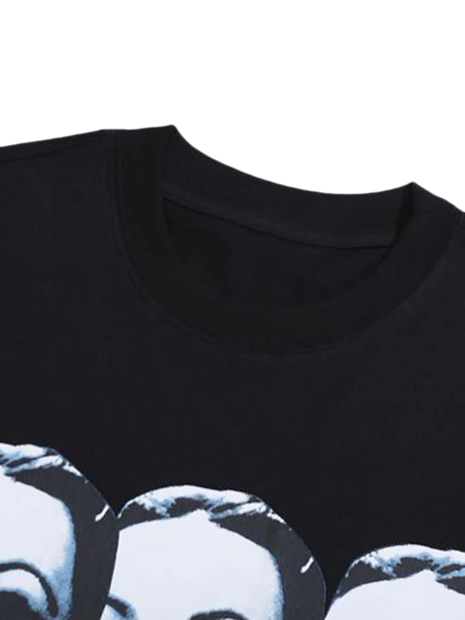 Spoof Portrait Crew Neck Sweatshirt Streetwear