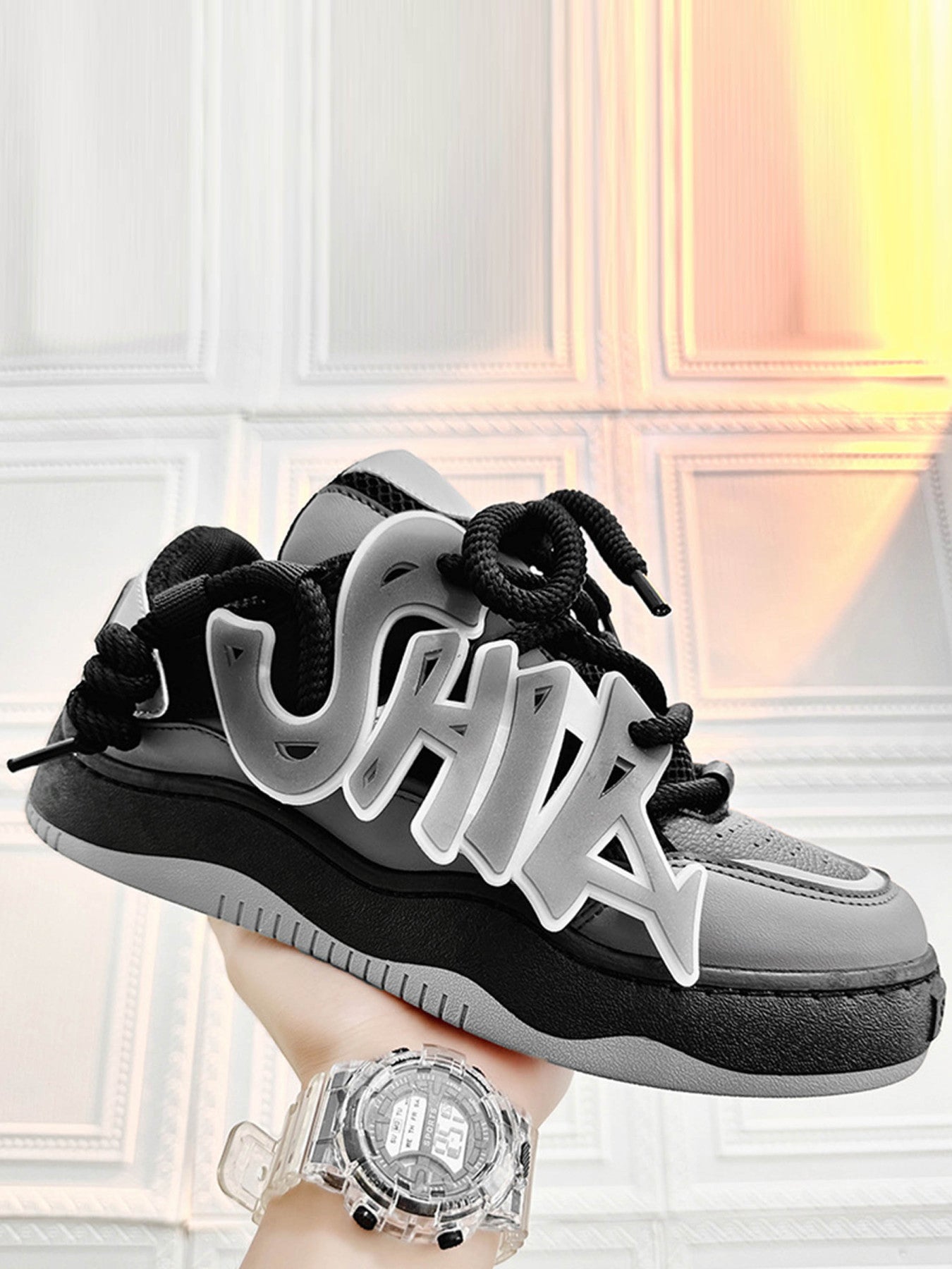 Street Versatile Luminous Fluorescent Boardshoes Streetwear