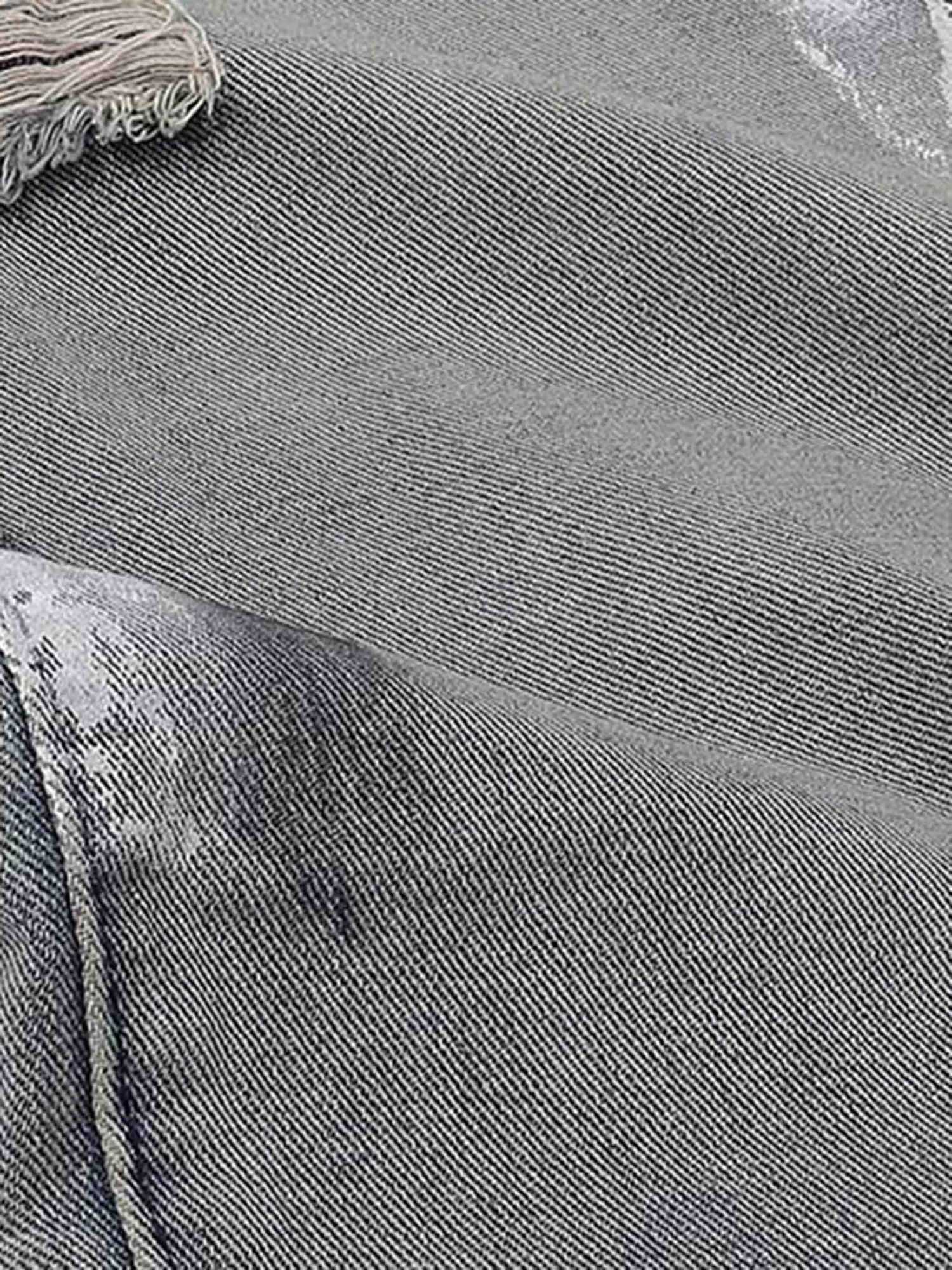 Vintage Ink Splash Washed And Distressed Jeans Streetwear
