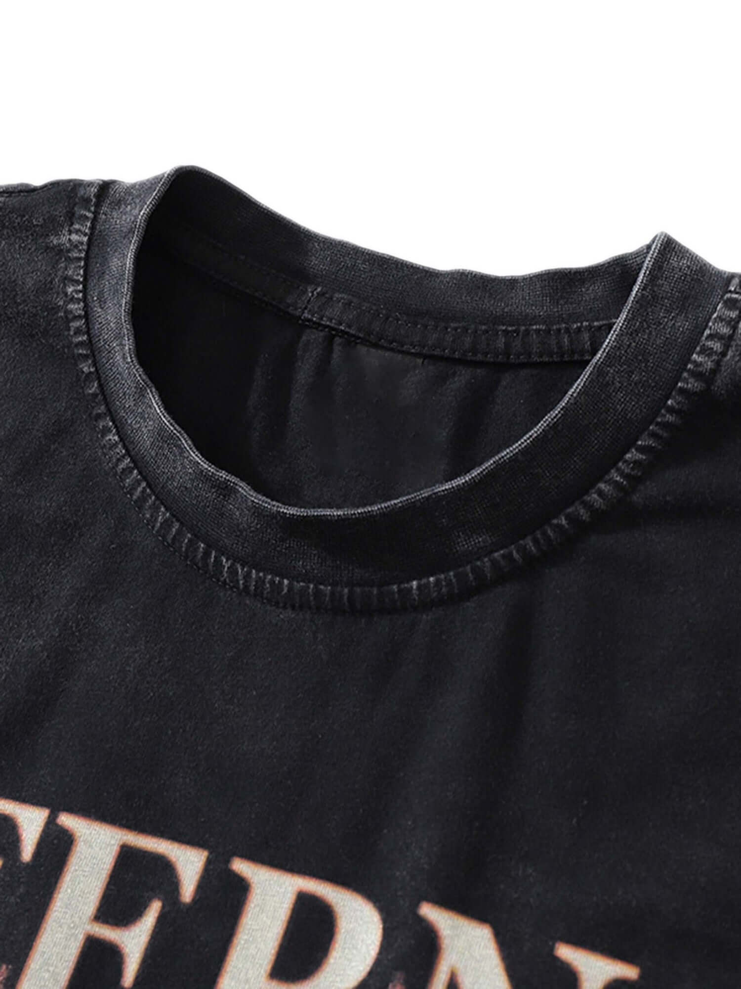 Vintage Skull Crew Neck Sweatshirt Streetwear