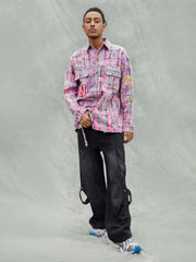 Washed Ripped Denim Jeans Streetwear
