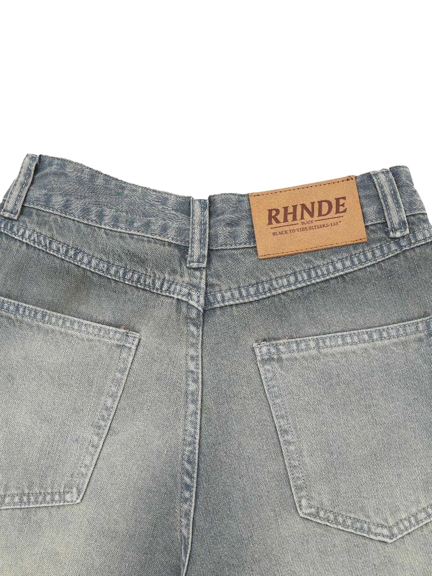 Washed Denim Hip Hop Shorts Relaxed Streetwear Style