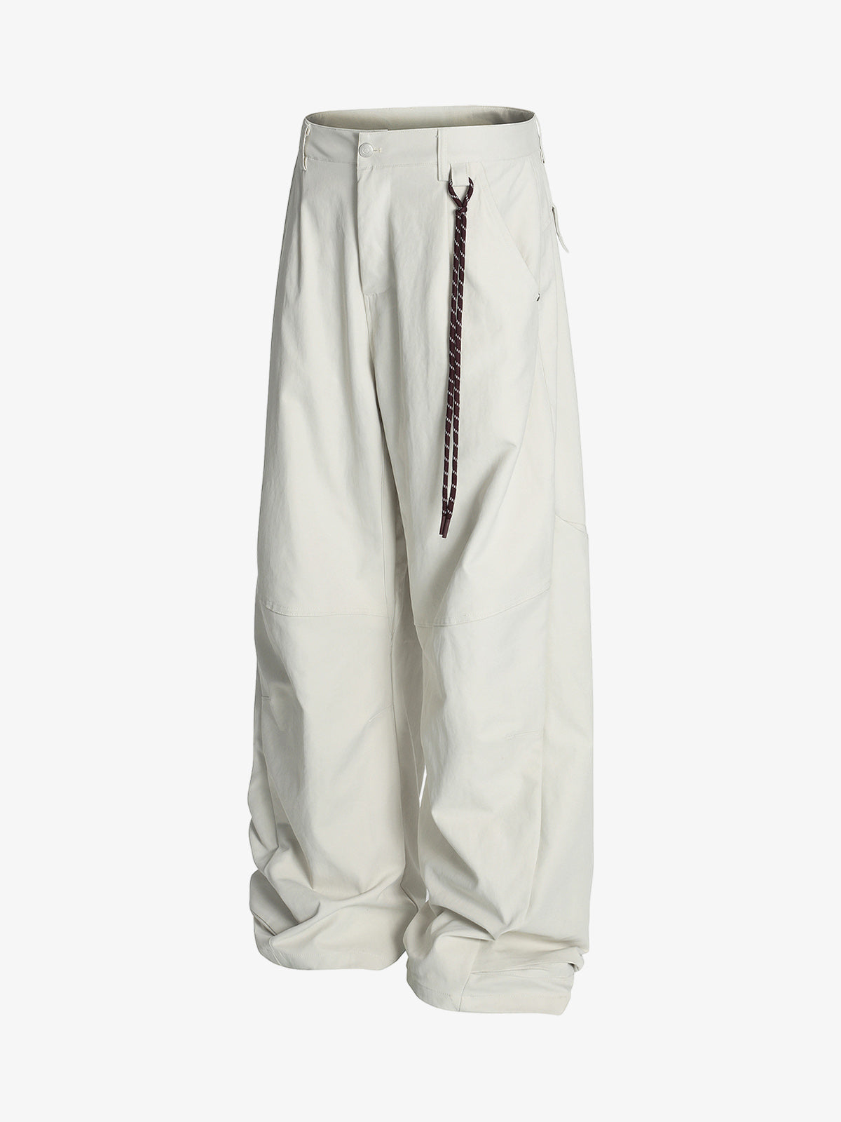 Belted Houndstooth Blazer Pants