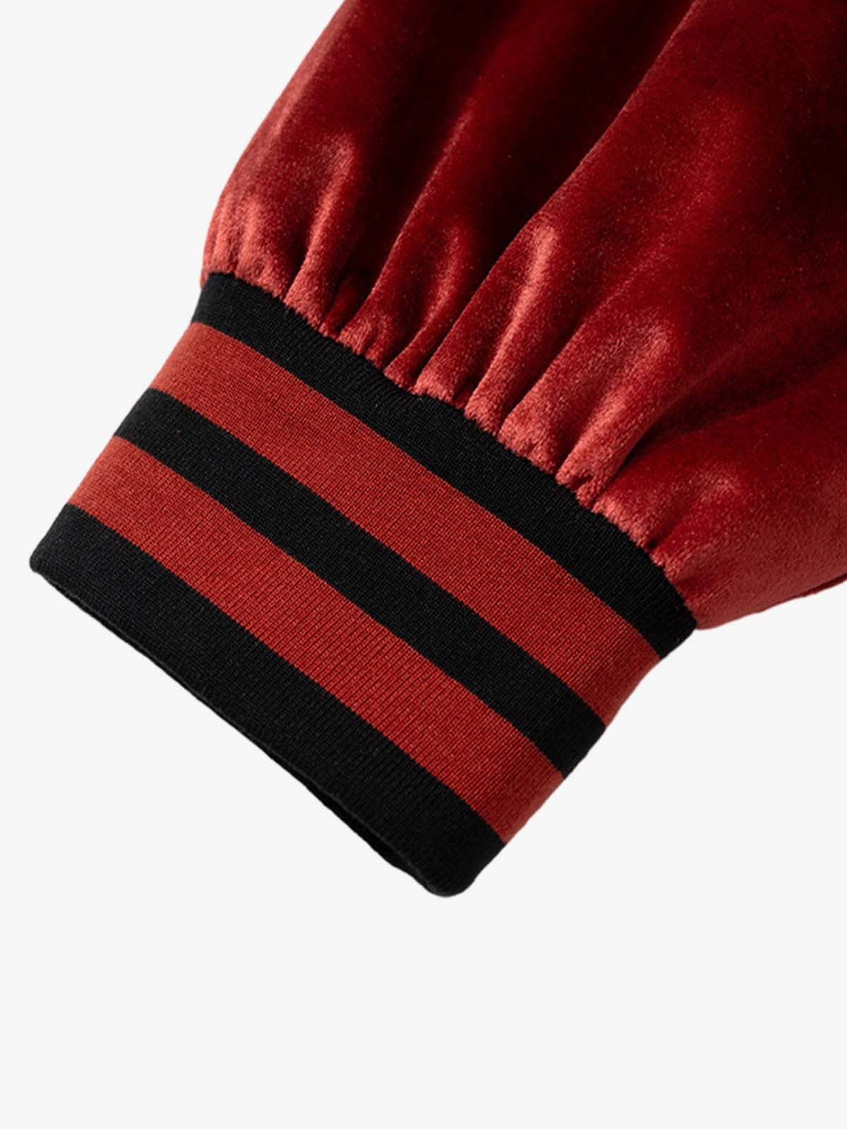 Retro Heavy Design Flight Baseball Jacket