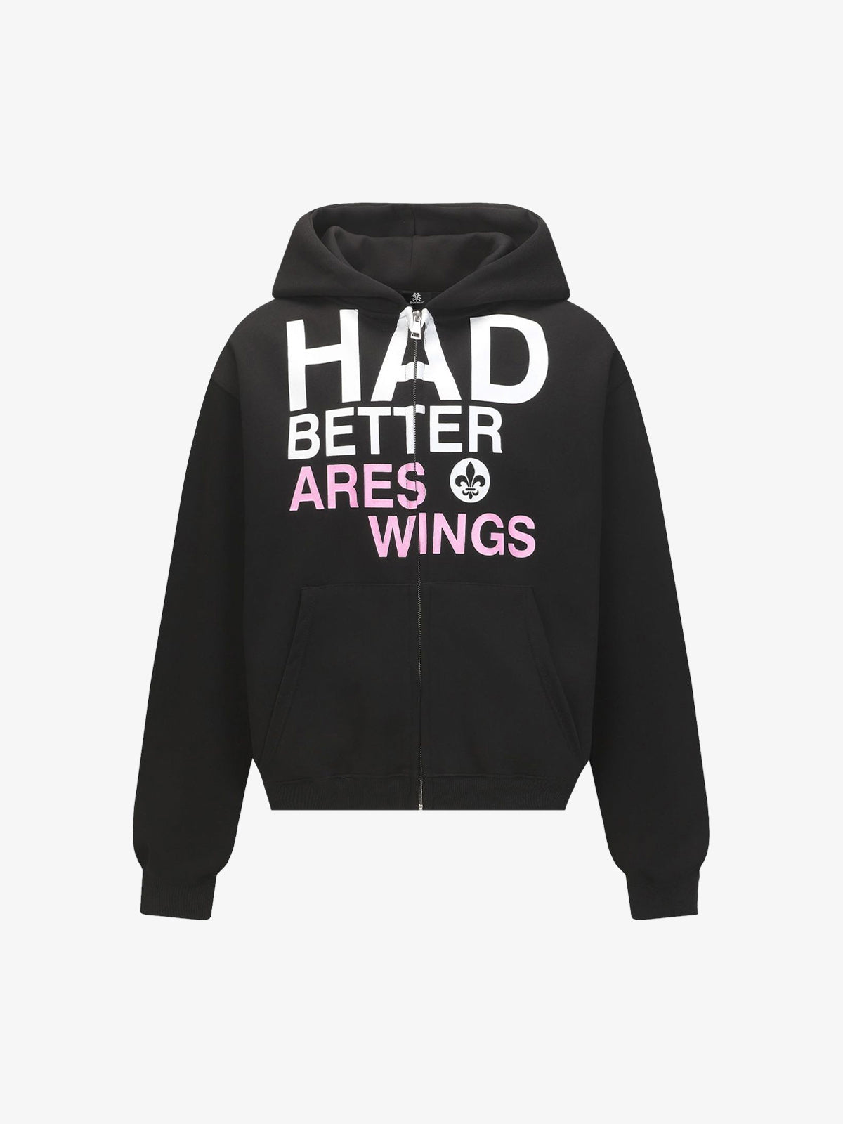 Casual Lettering Pattern Zippered Hooded Cardigan Sweatshirt