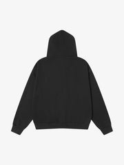 Retro Digital Chain Print Cardigan Zipper Hooded Sweatshirt