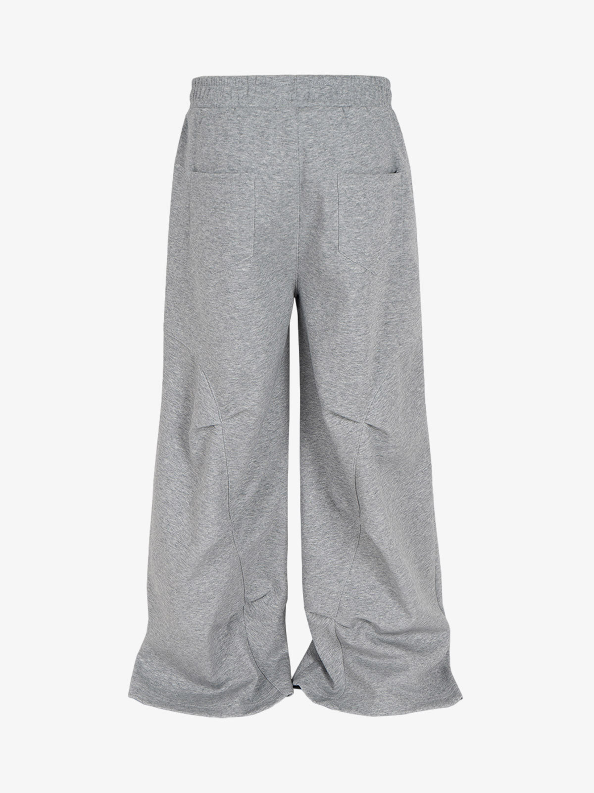 Pleated Crease Wide-Leg Mopping Casual Pants
