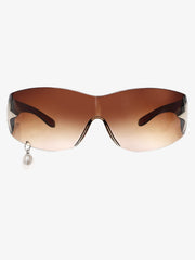 Vintage Pearl Earring Sunglasses