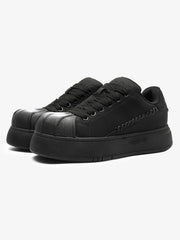 Street Spray-Painted Shell Toe Chunky Sneakers
