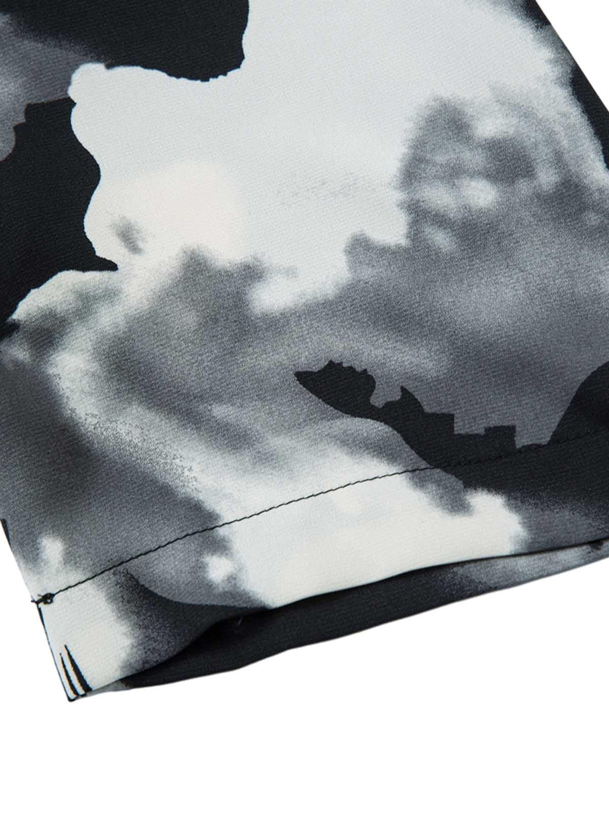 Abstract Tie-Dye Print Shirt