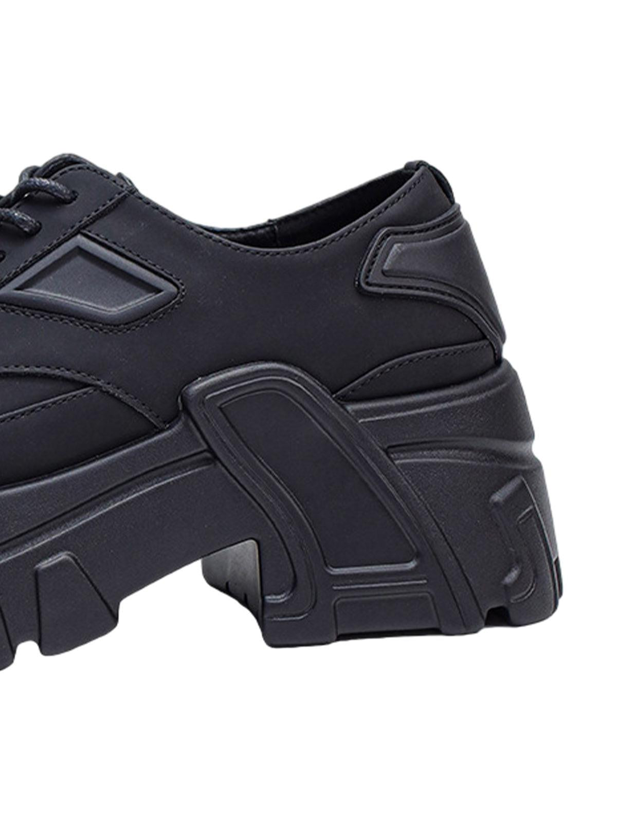 All-Black Platform Shoes