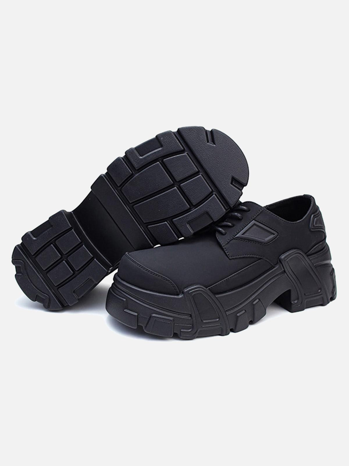 All-Black Platform Shoes