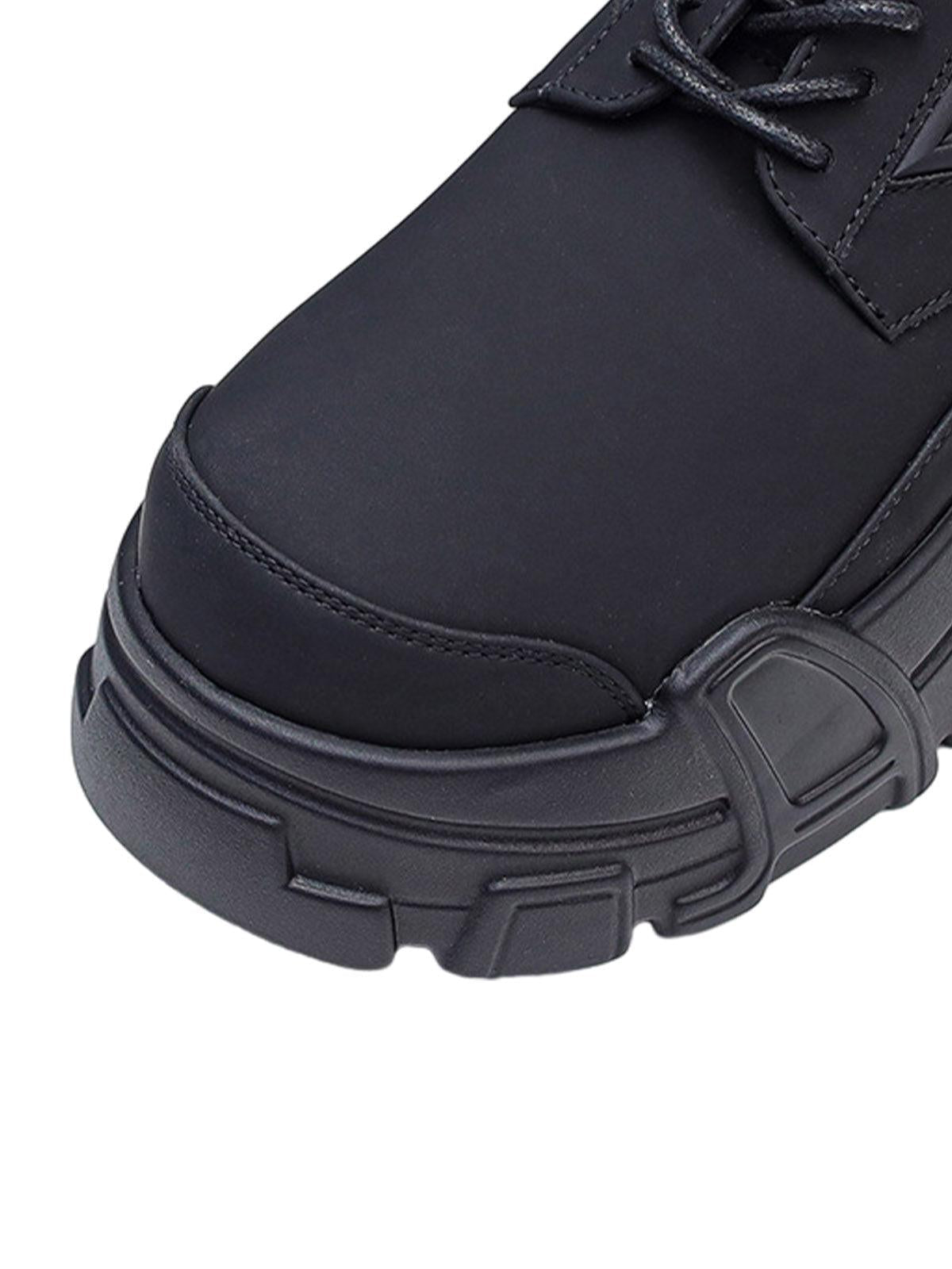 All-Black Platform Shoes