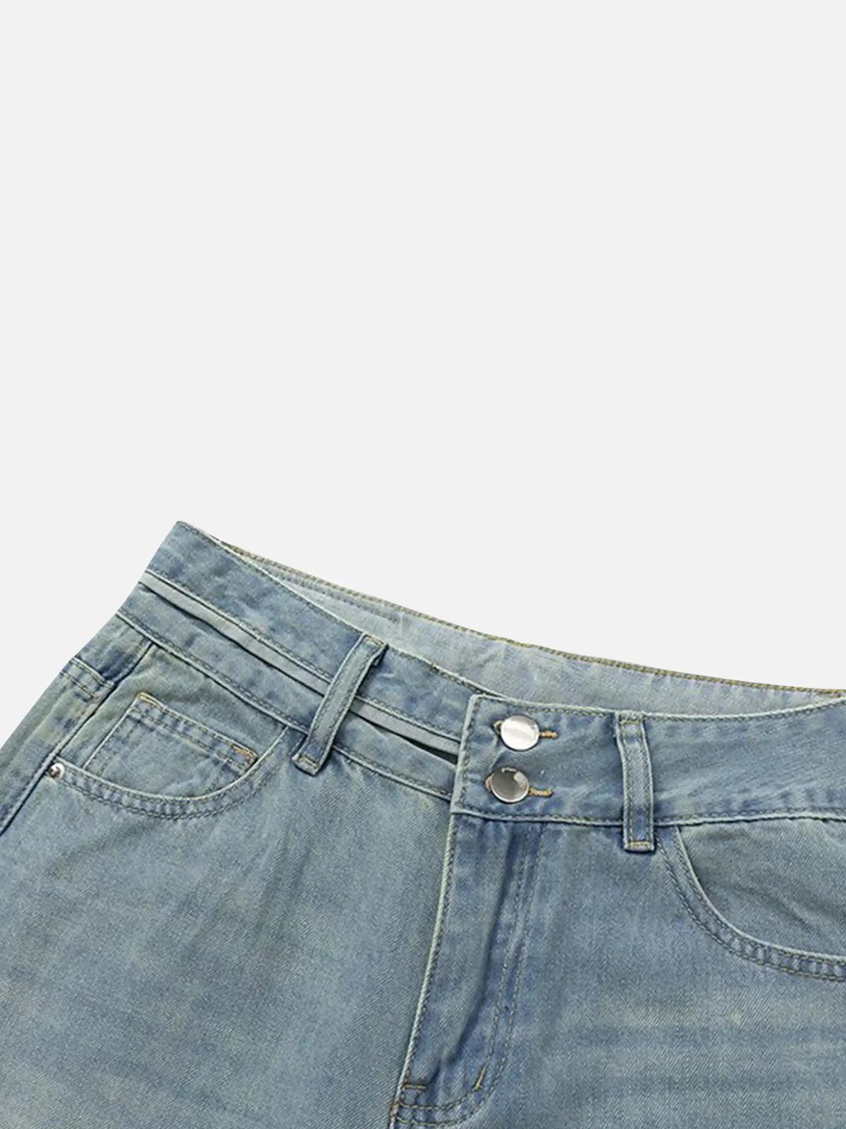 American Gradient Bleach Wash Vintage Jeans