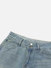 American Gradient Bleach Wash Vintage Jeans