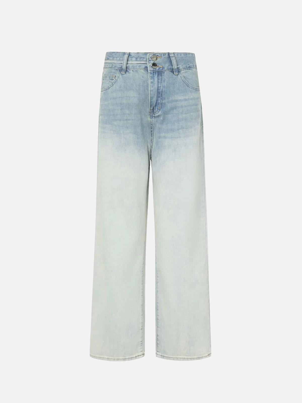 American Gradient Bleach Wash Vintage Jeans