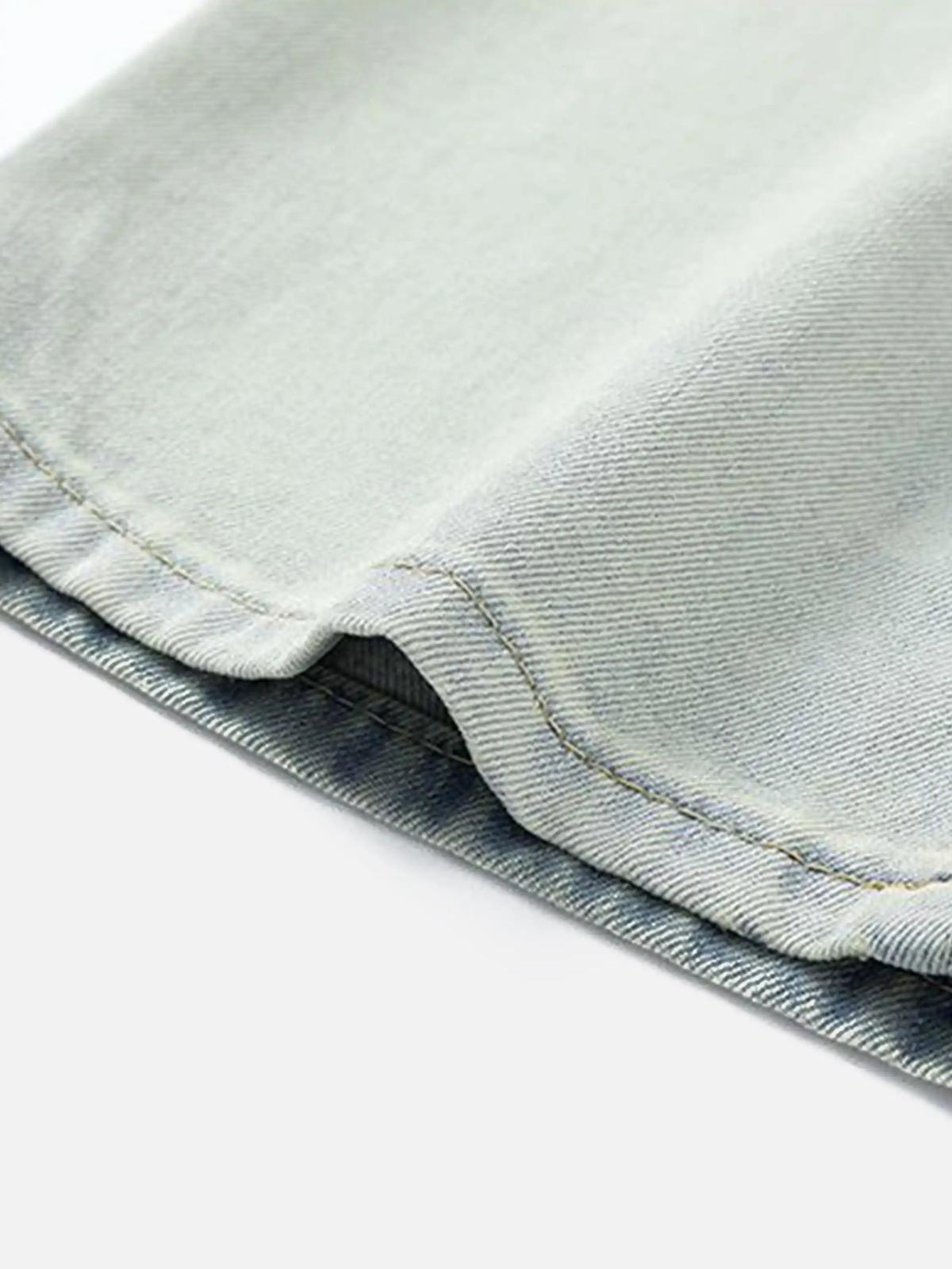 American Gradient Bleach Wash Vintage Jeans